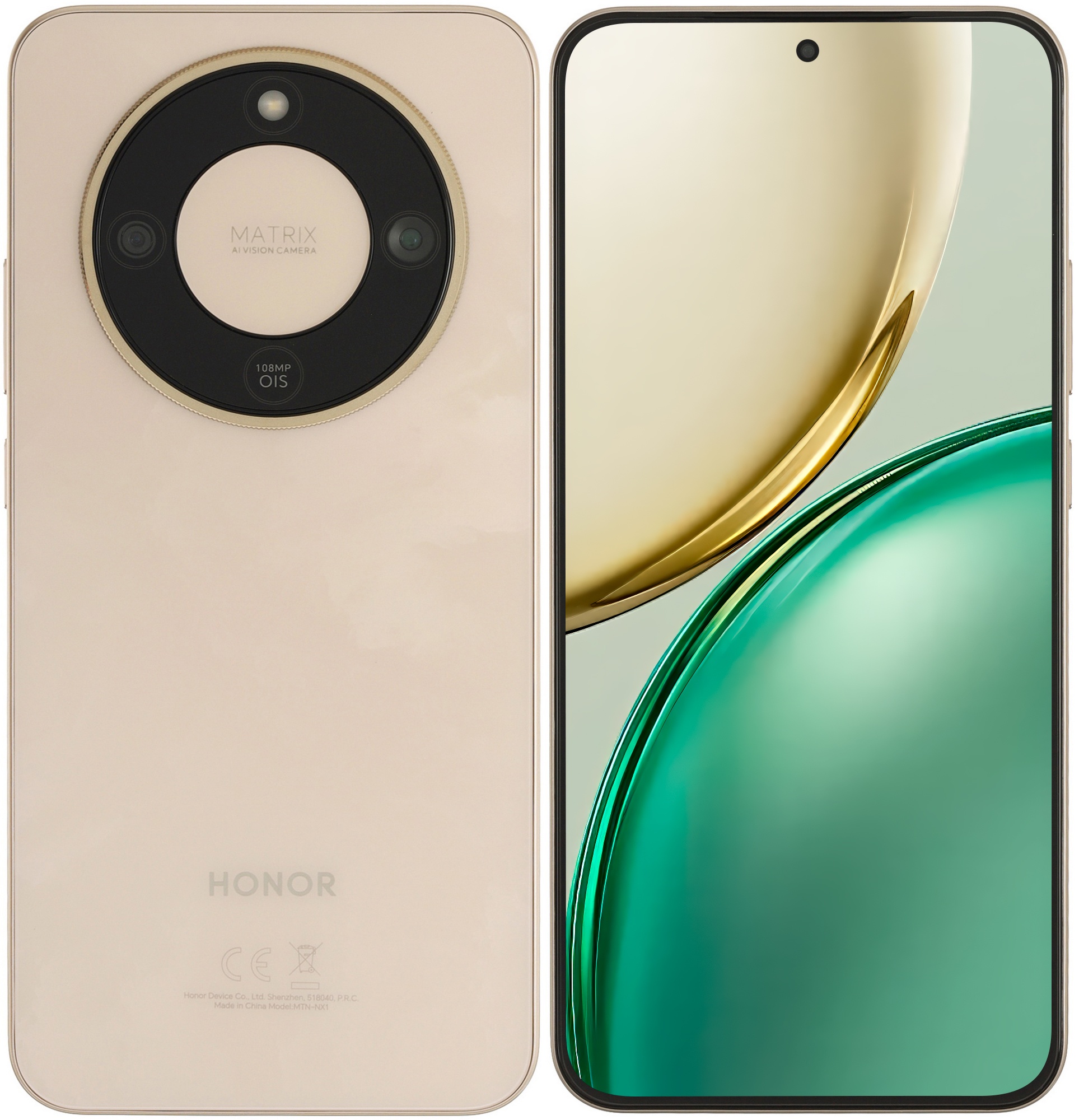Смартфон HONOR X9d 12/256GB, золотой / бежевый