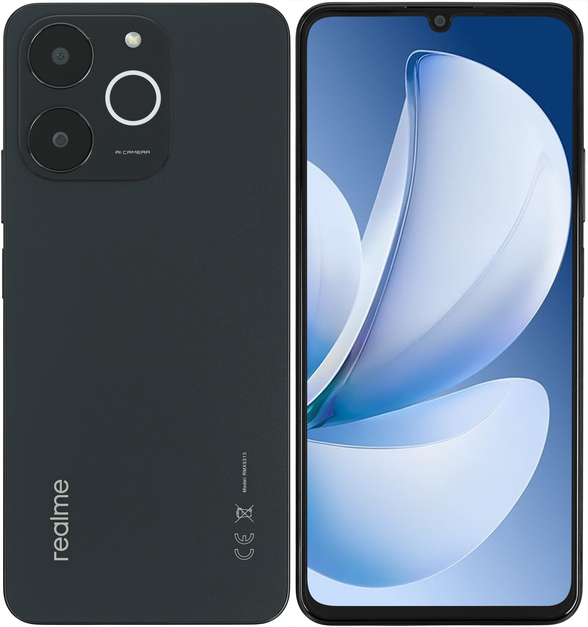 Смартфон Realme Note 70 RMX5313 6/128Gb, черный