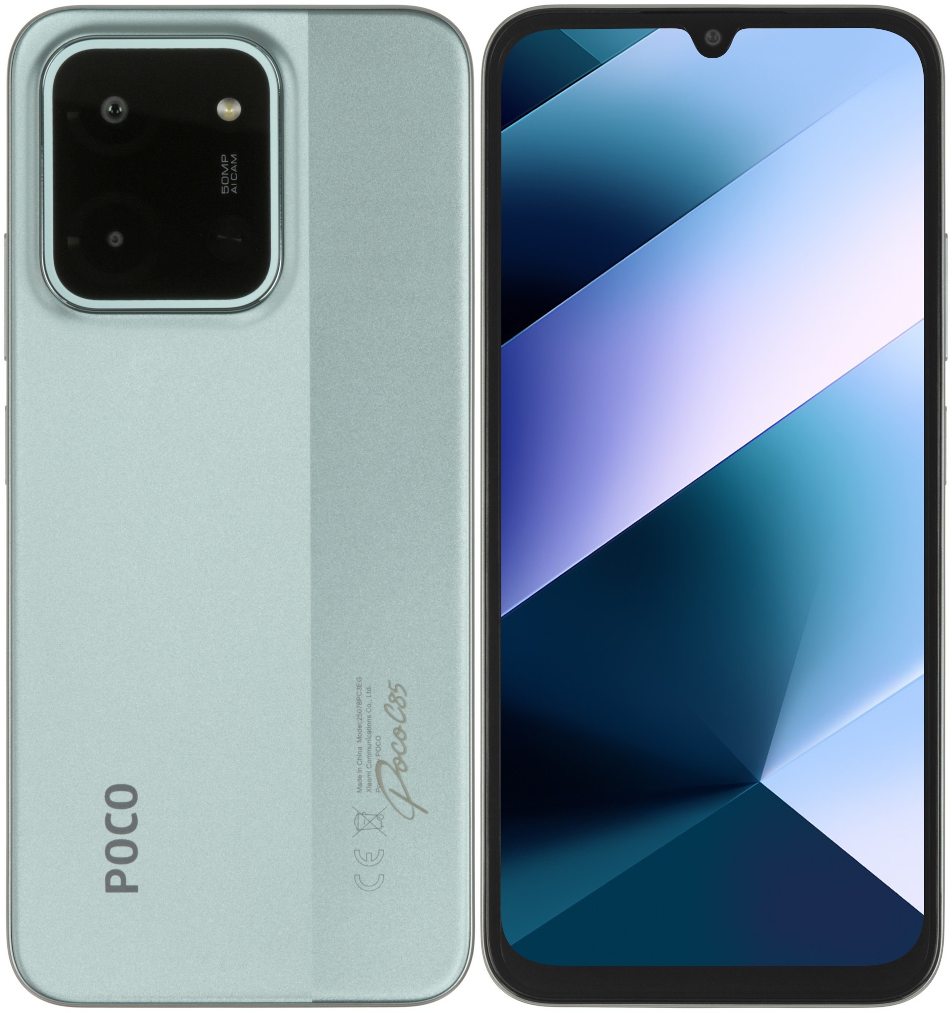 Смартфон POCO C85 6/128Gb зеленый (MZB0LFQRU)