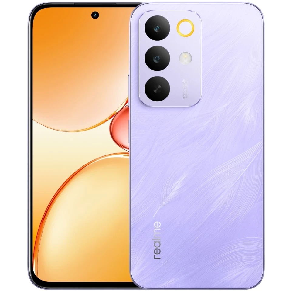 Смартфон Realme RMX5566 C85 256Gb 8Gb фиолетовый моноблок 3G 4G 6.72" 1080x2400 Android 14 50Mpix 80