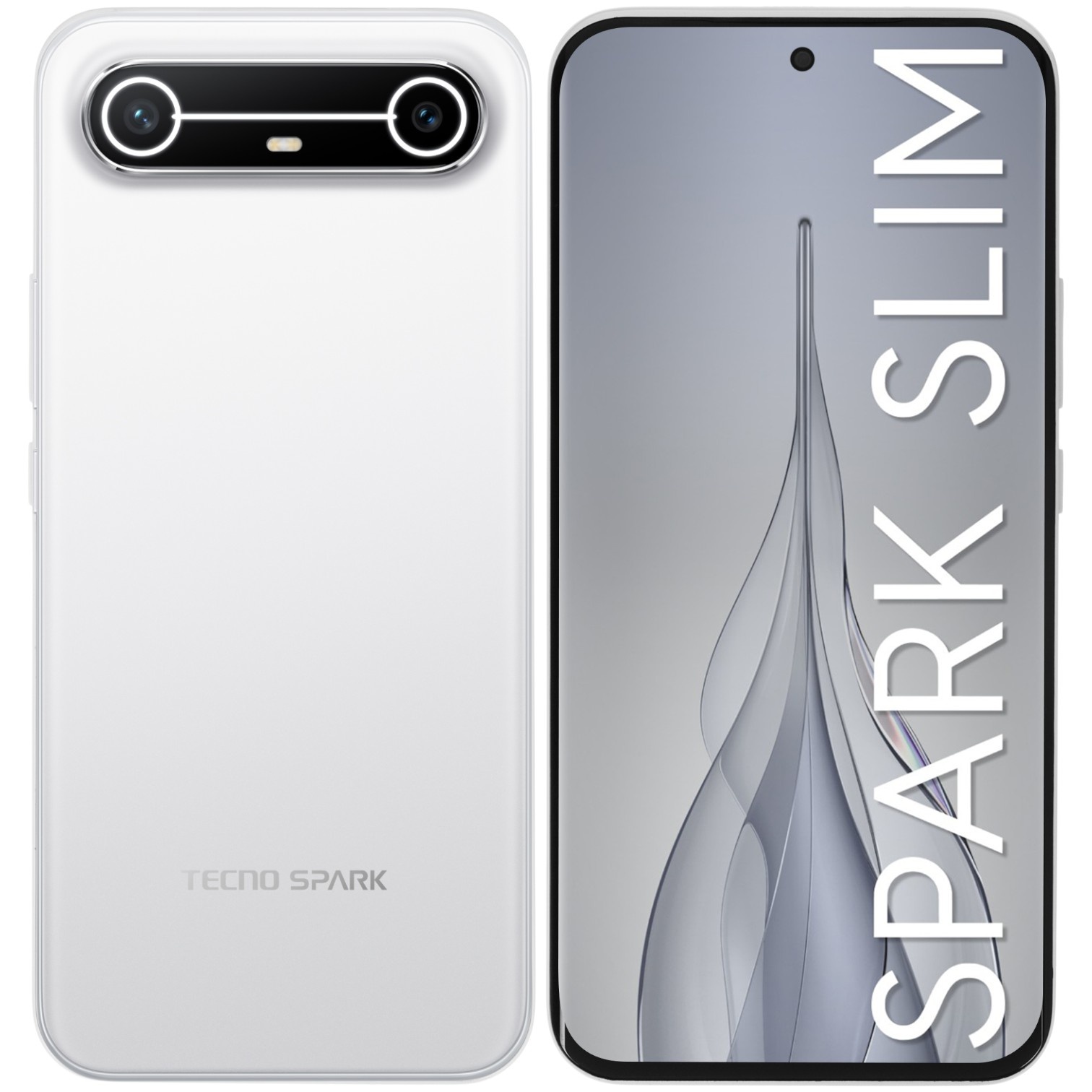 Смартфон Tecno Spark Slim 8/256Gb, белый