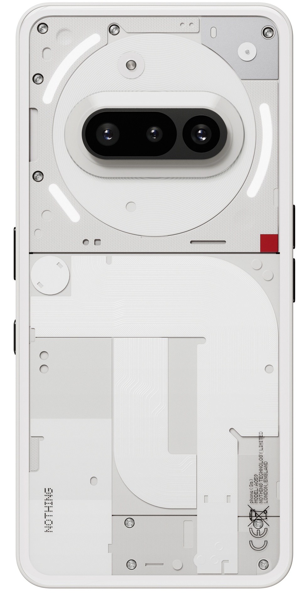 Смартфон Nothing Phone (3a) A10400152 12/256Gb, белый