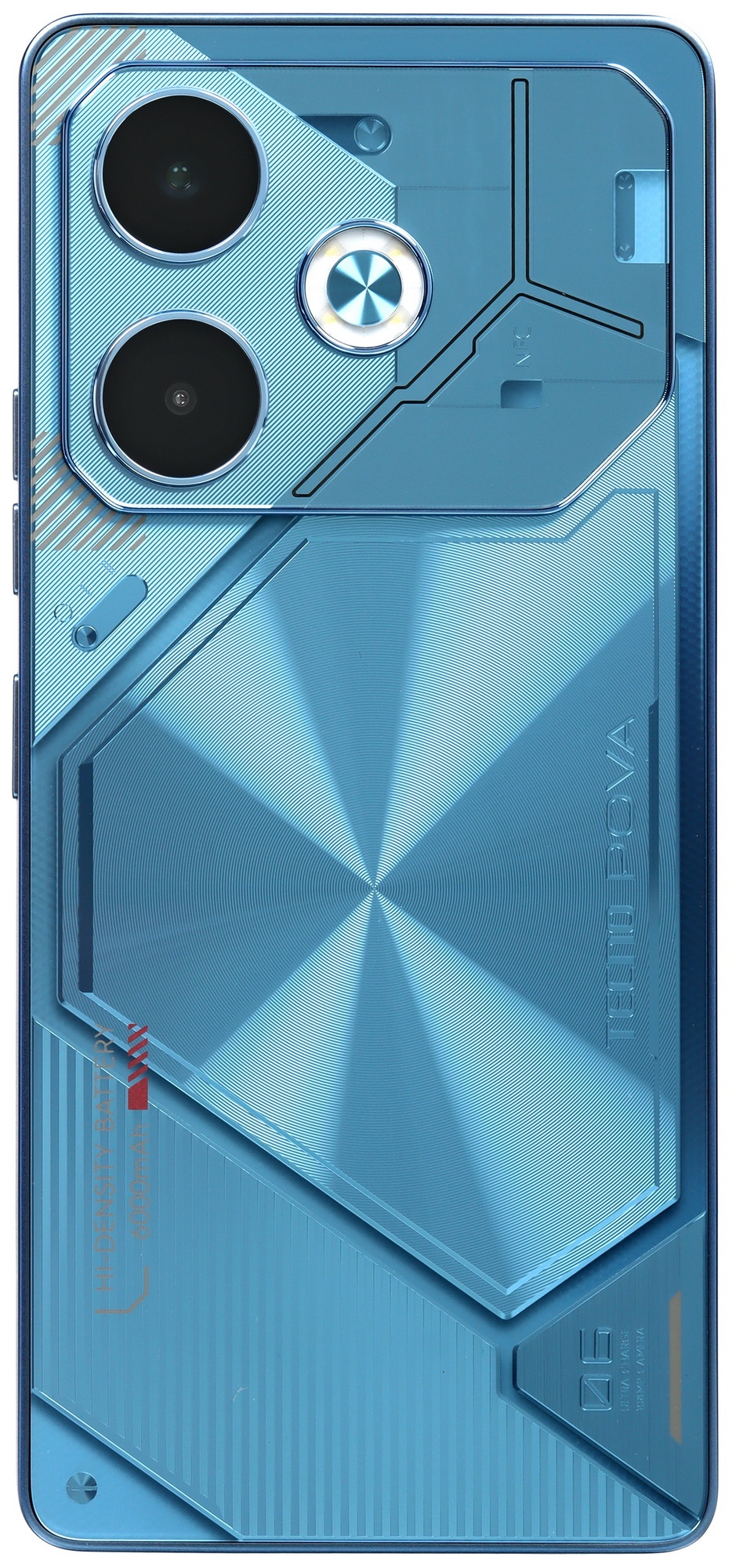 Смартфон Tecno POVA 6 LI7, 12/256Gb, синий