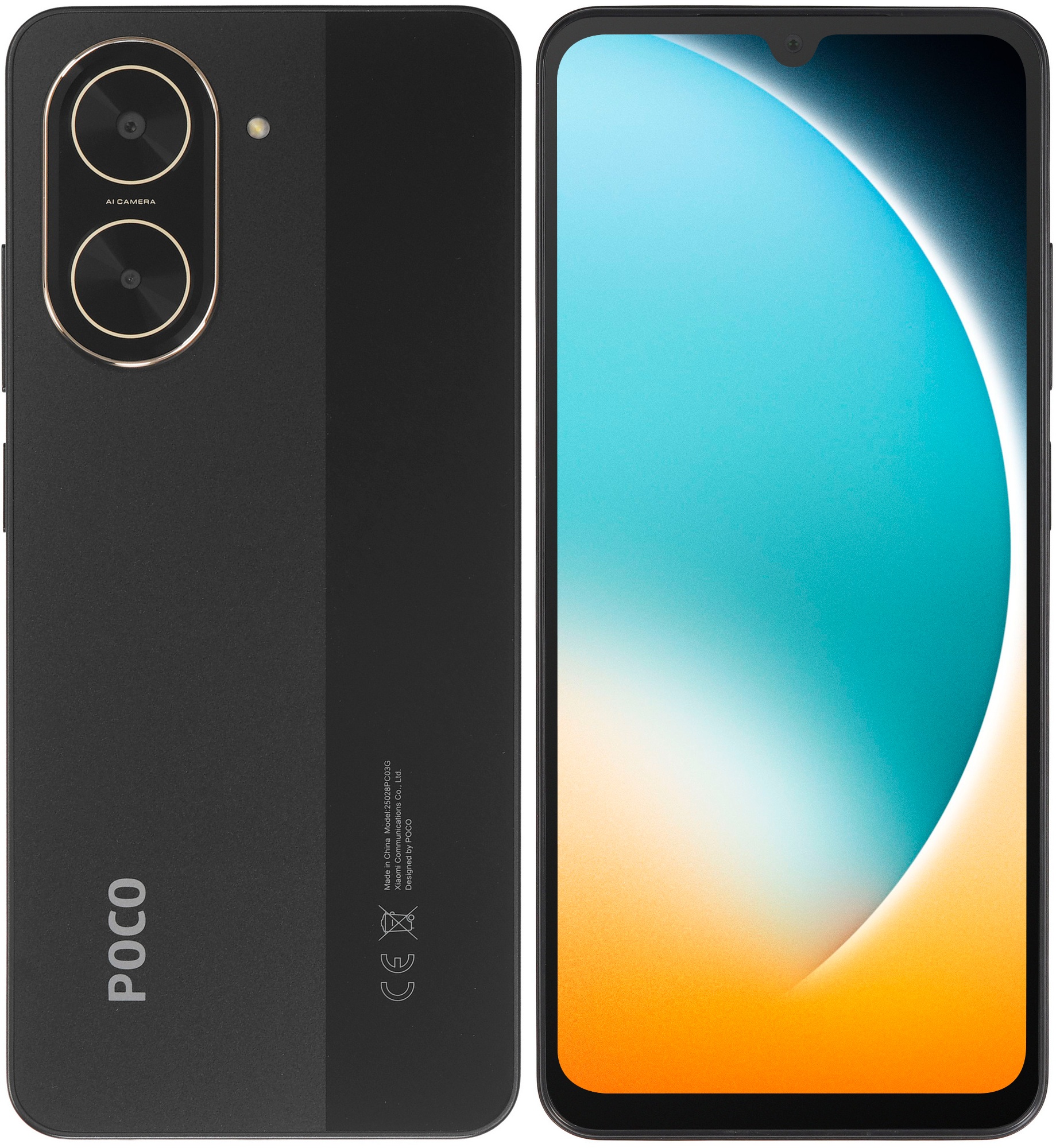 Смартфон POCO C71 RU 4/128Gb черный