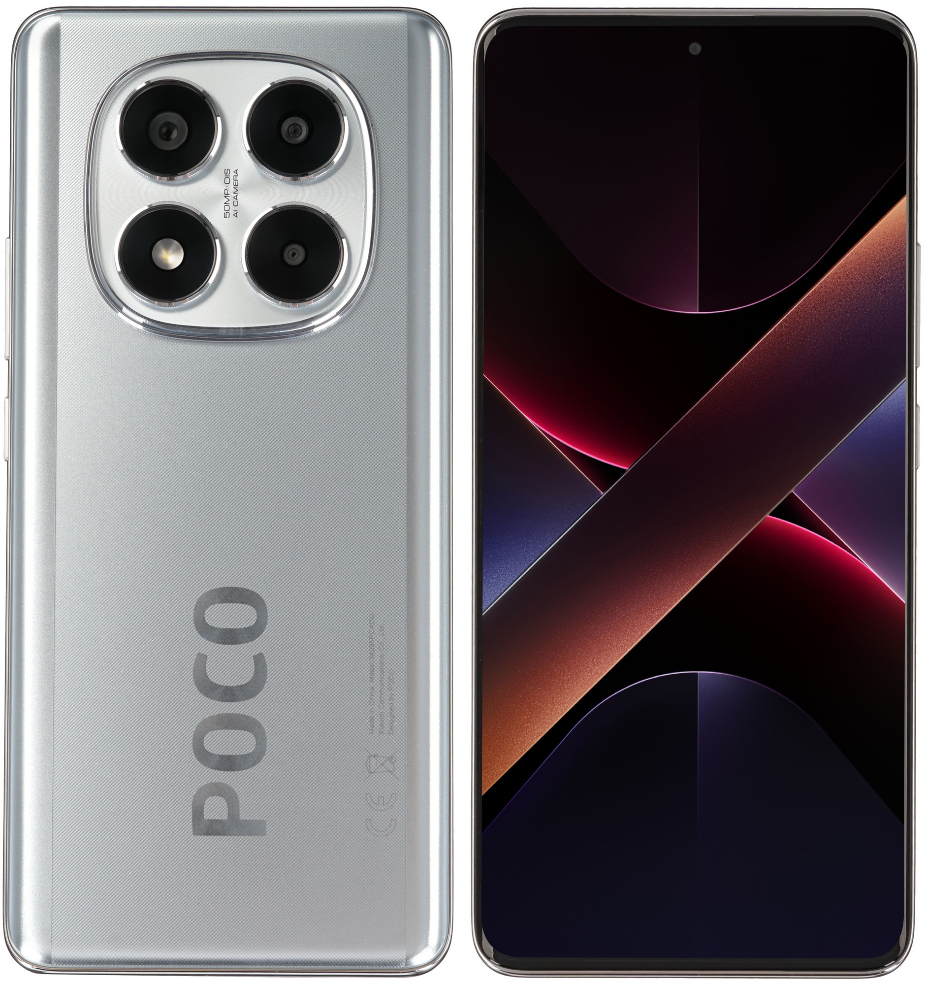 Смартфон POCO X7 5G RU 8+256 Silver
