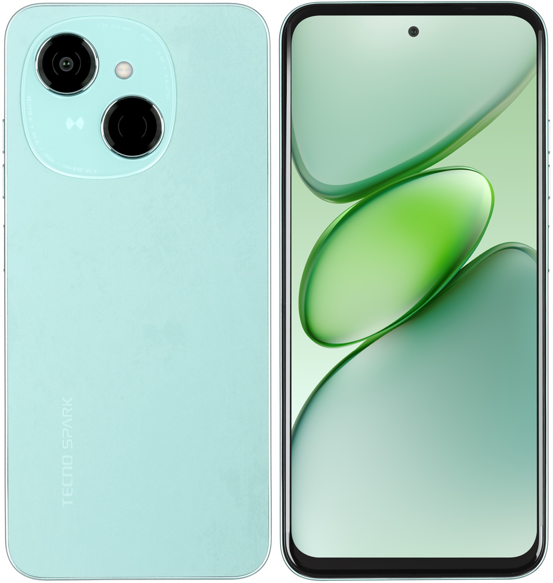 Смартфон Tecno SPARK Go 1 KL4 128+4, зеленый