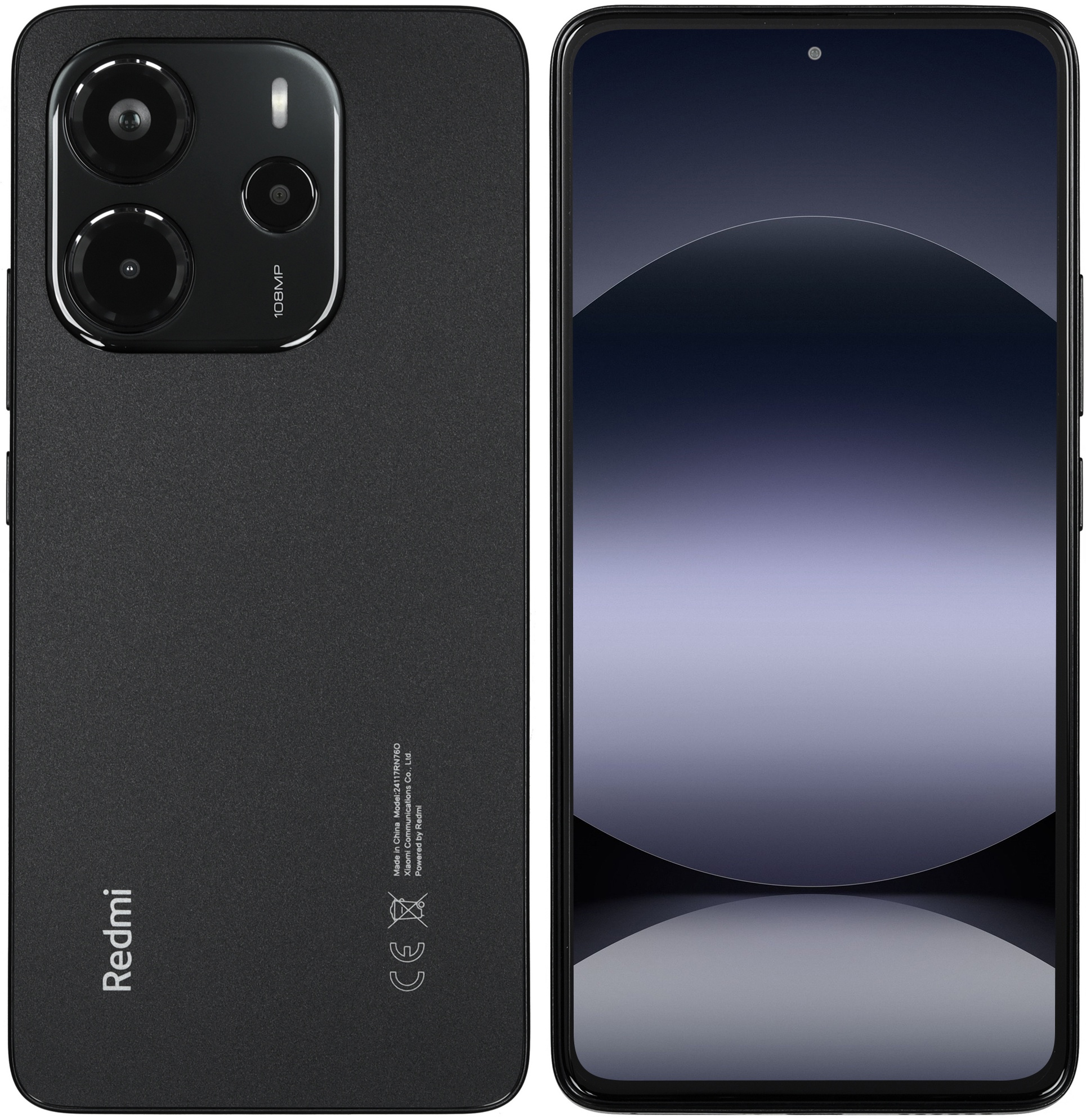 Смартфон Xiaomi Redmi Note 14, 8/128Gb, черный