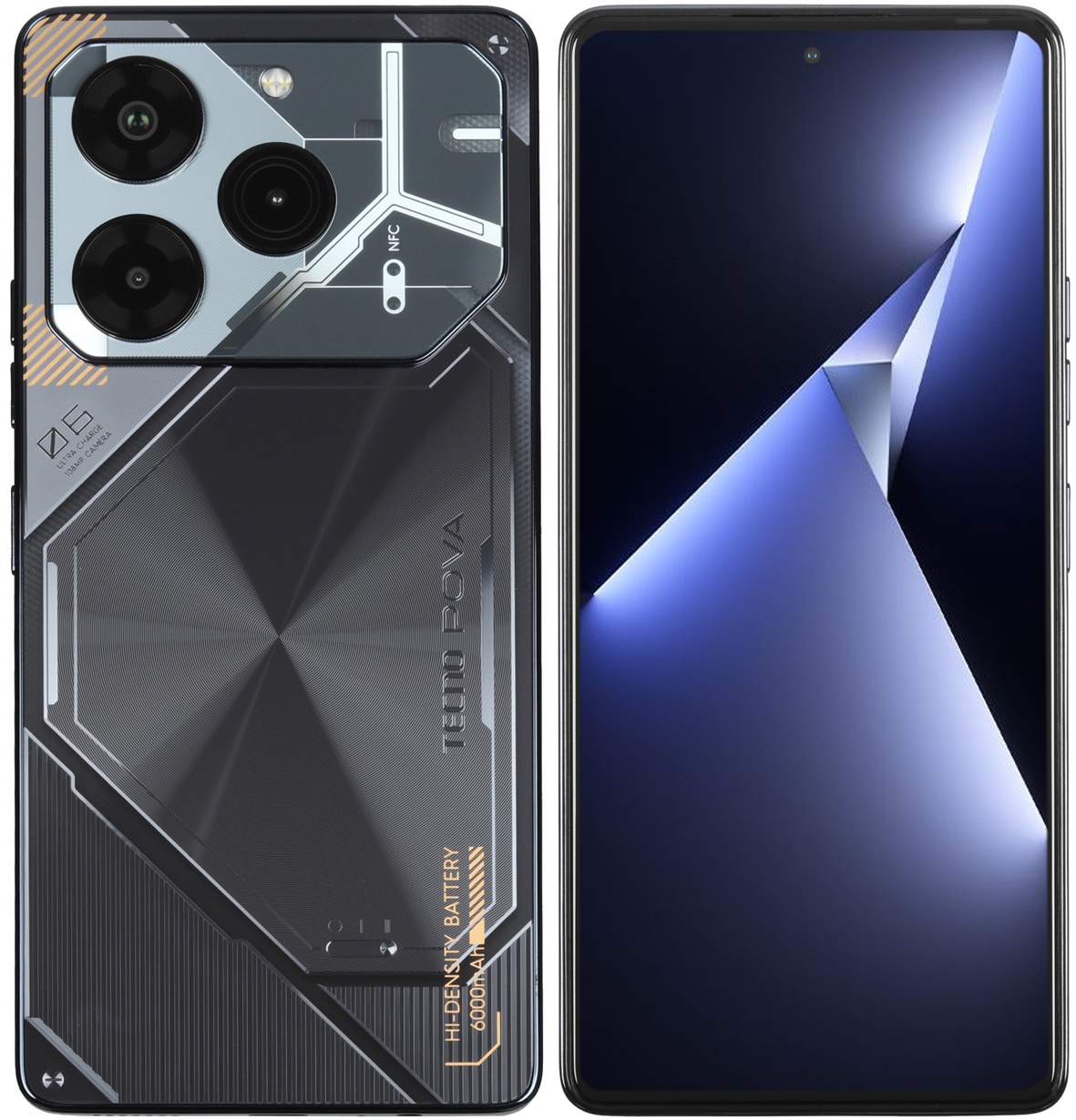 Смартфон Tecno POVA 6 Pro 5G, 12/256Gb, серый