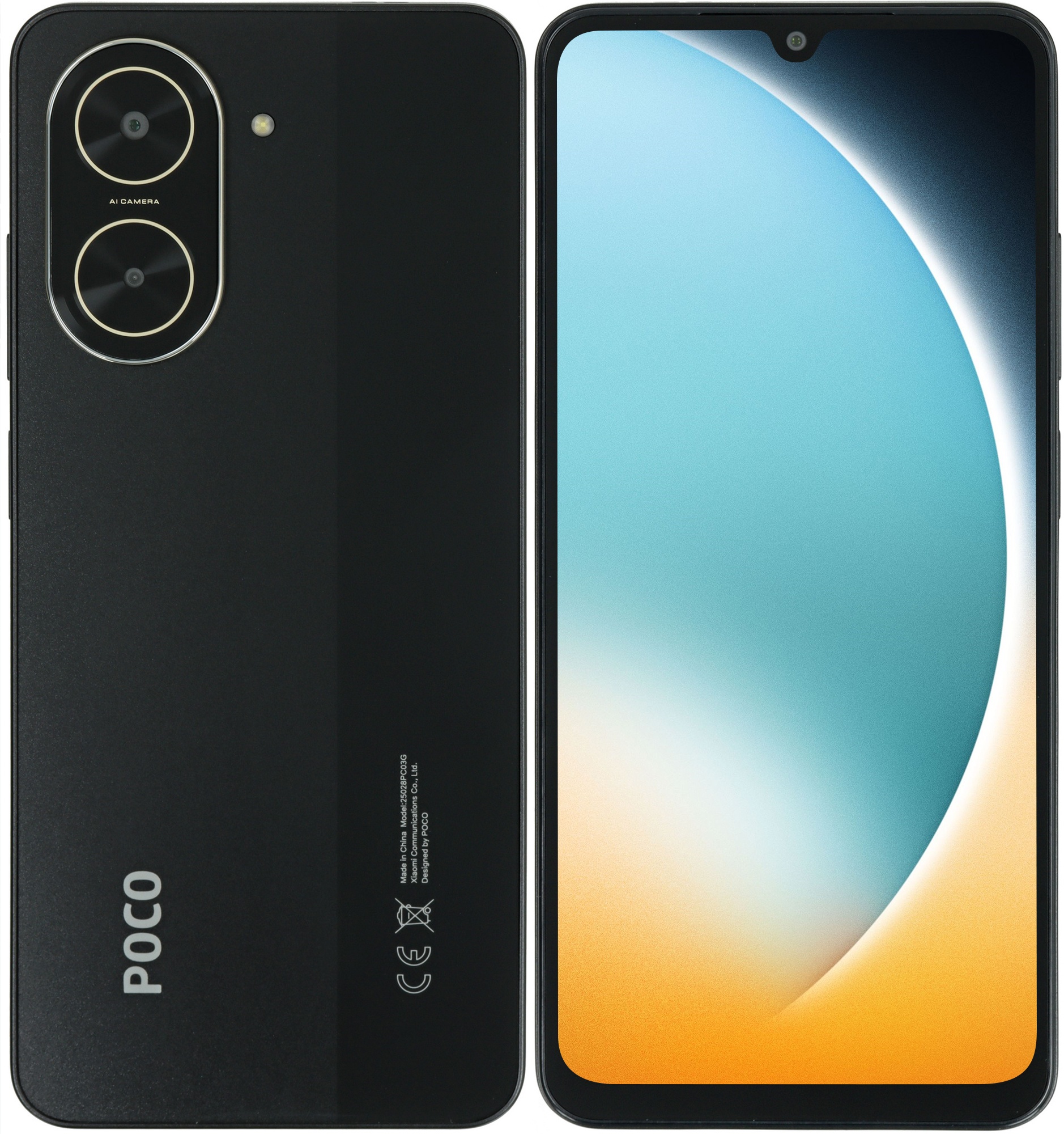 Смартфон POCO C71 RU 3/64Gb черный