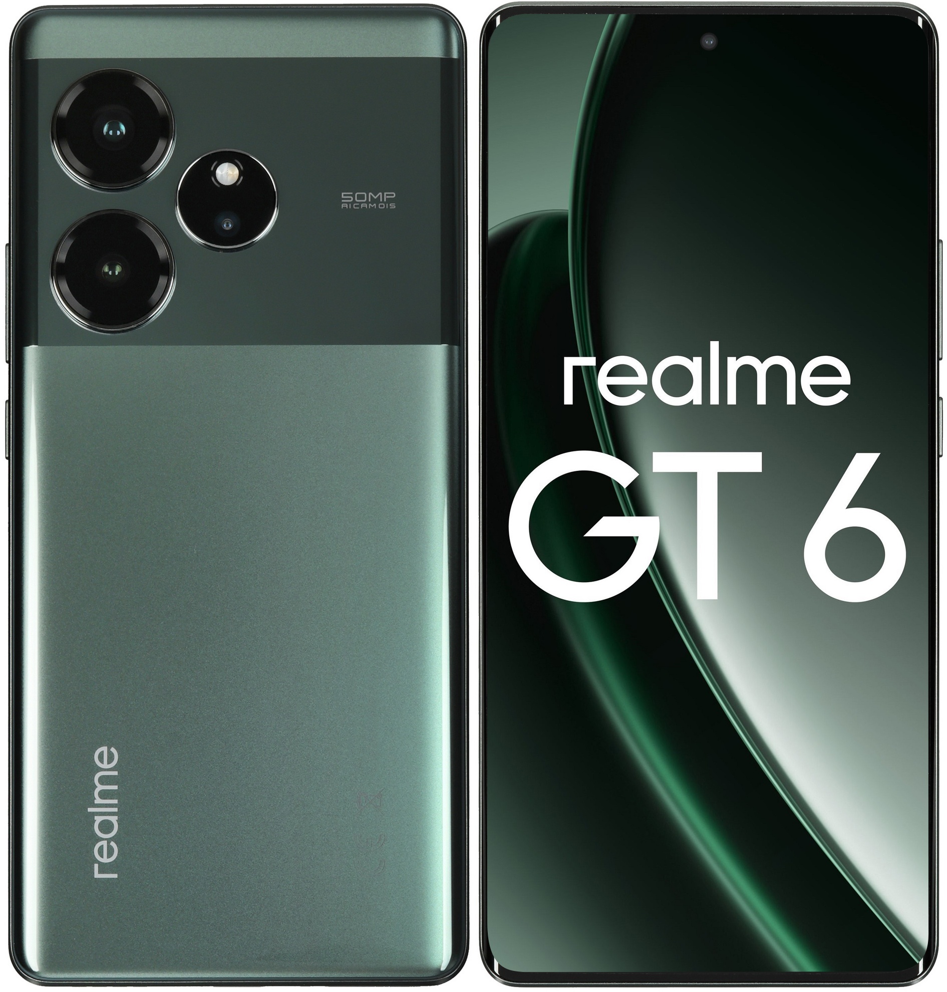 Смартфон Realme GT6 5G, 16/512Gb, зеленый
