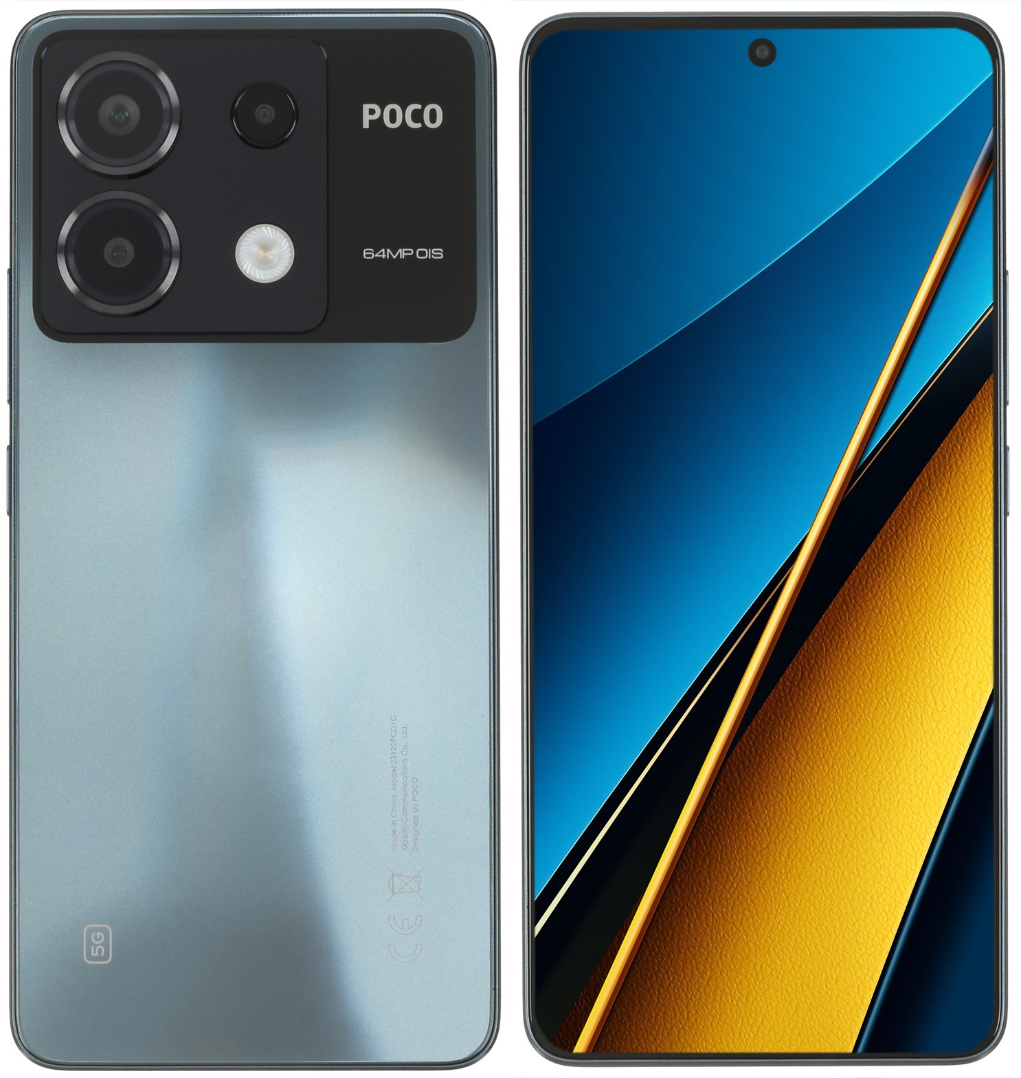 Смартфон&nbsp;POCO X6 5G, 12/256Gb, синий