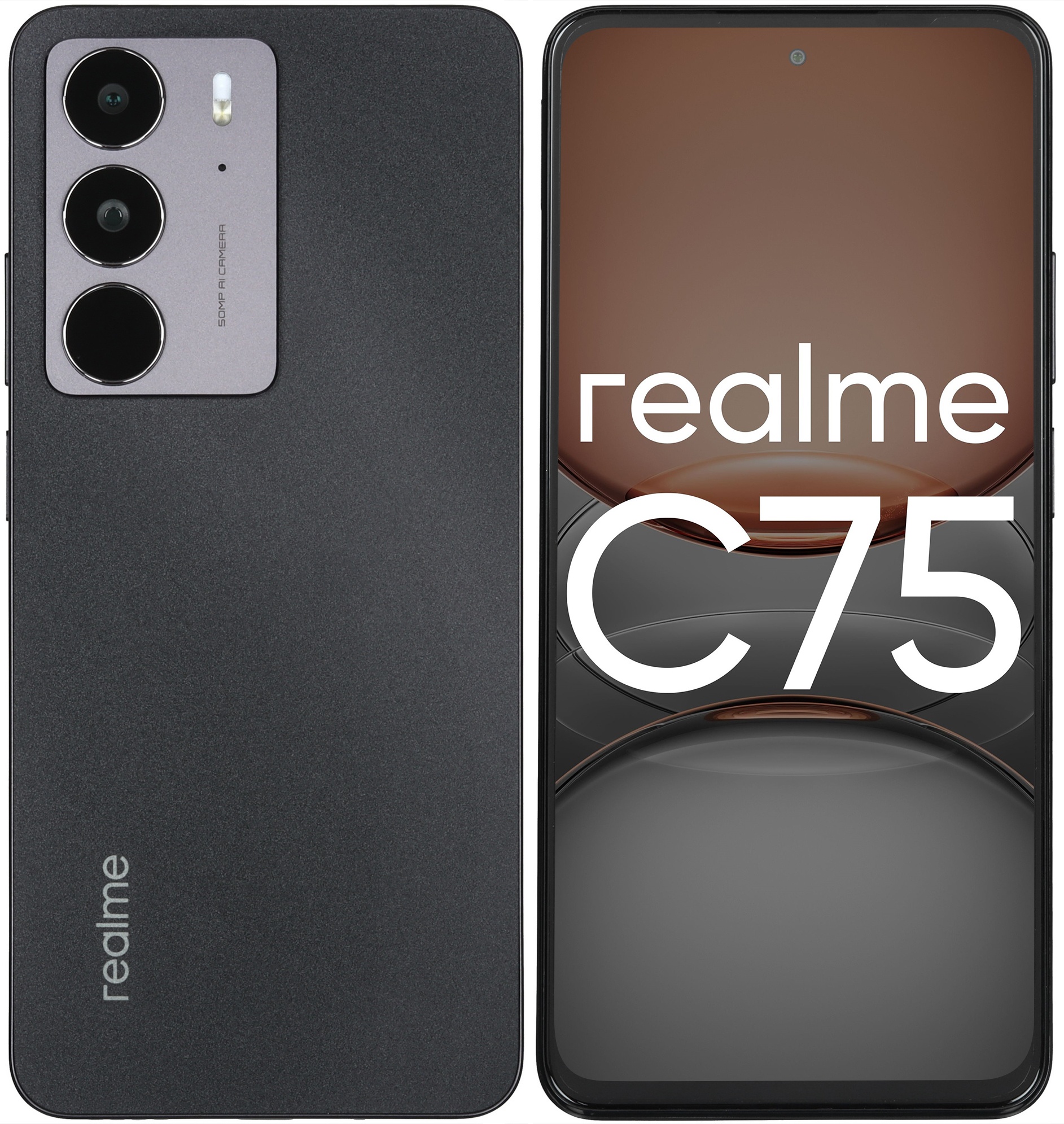 Смартфон Realme C75, 8/128Gb, черный