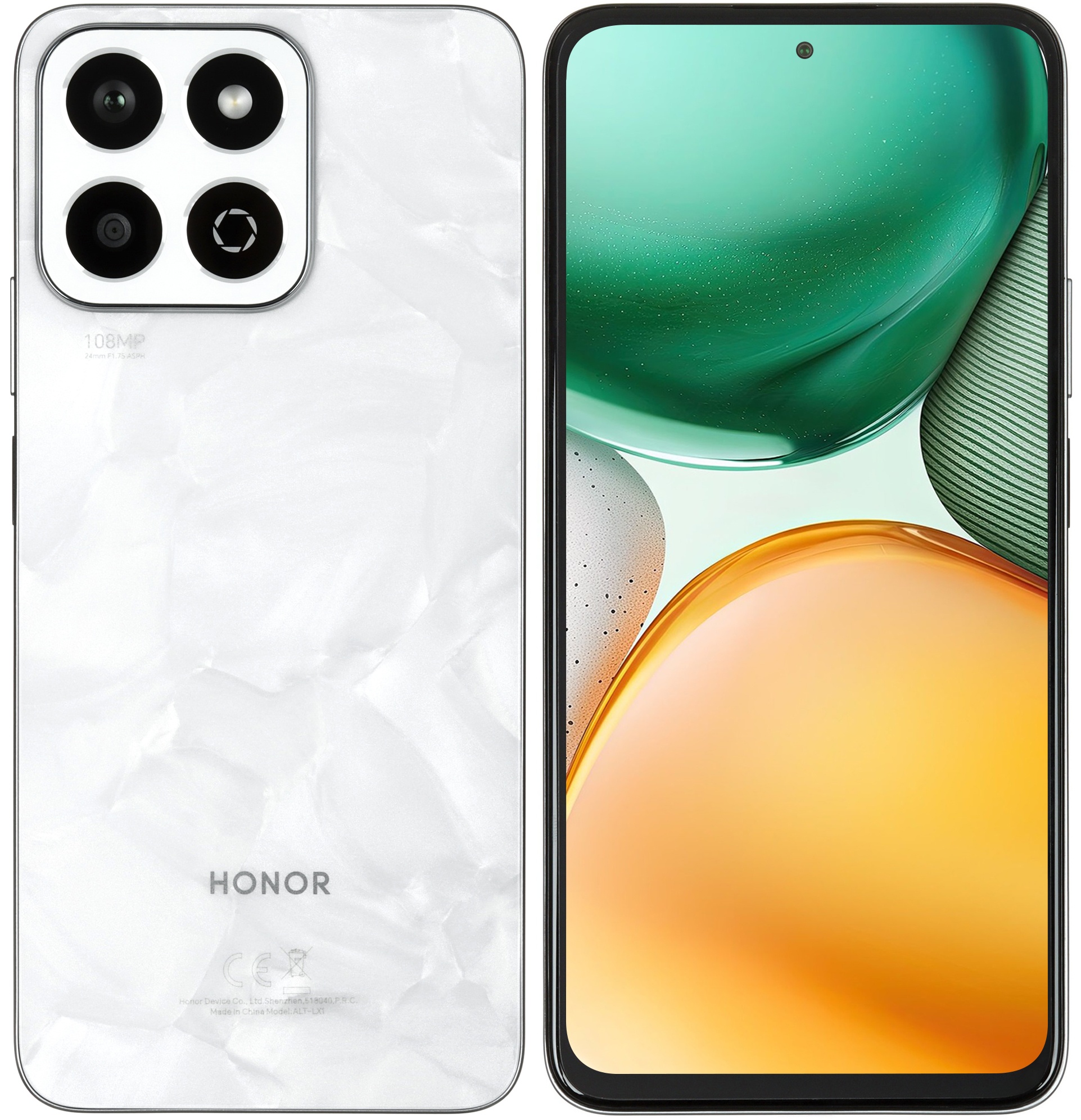 Смартфон Honor X7c, 8/256Gb, белый