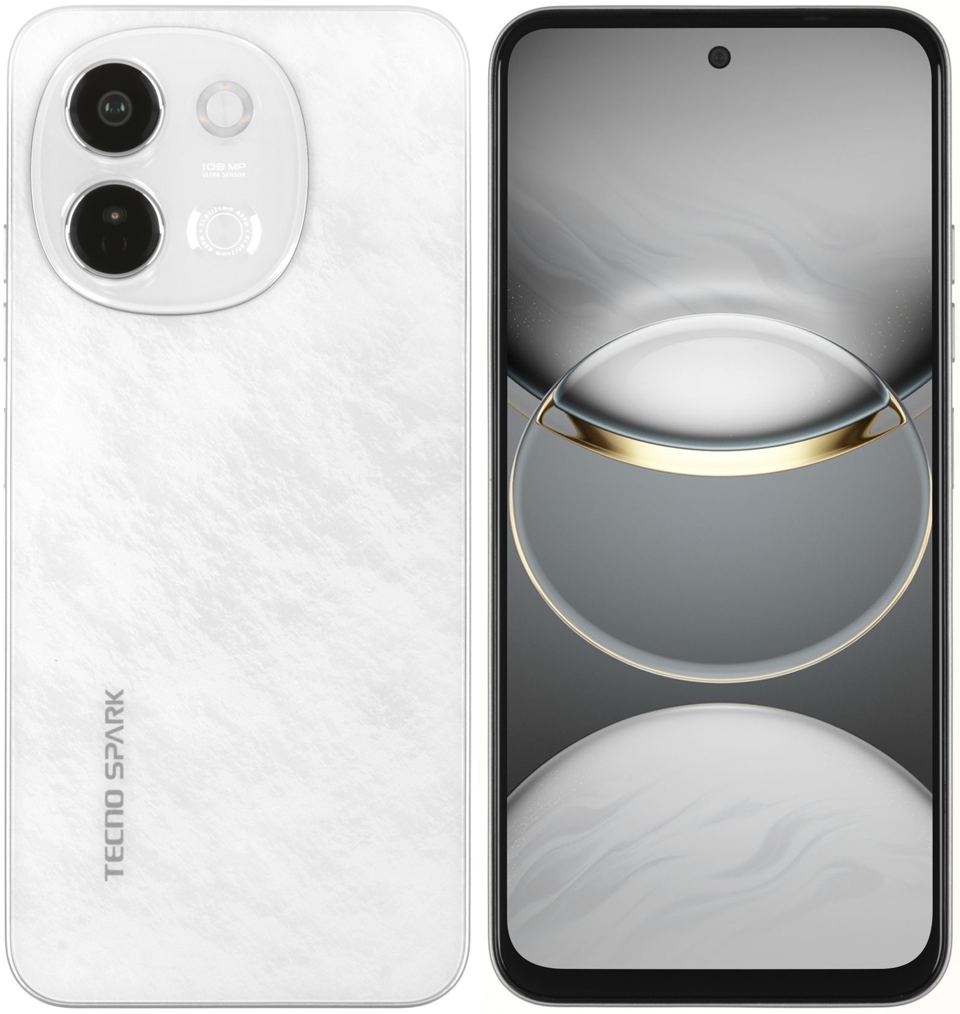Смартфон Tecno SPARK 30 5G, 6/128Gb, белый