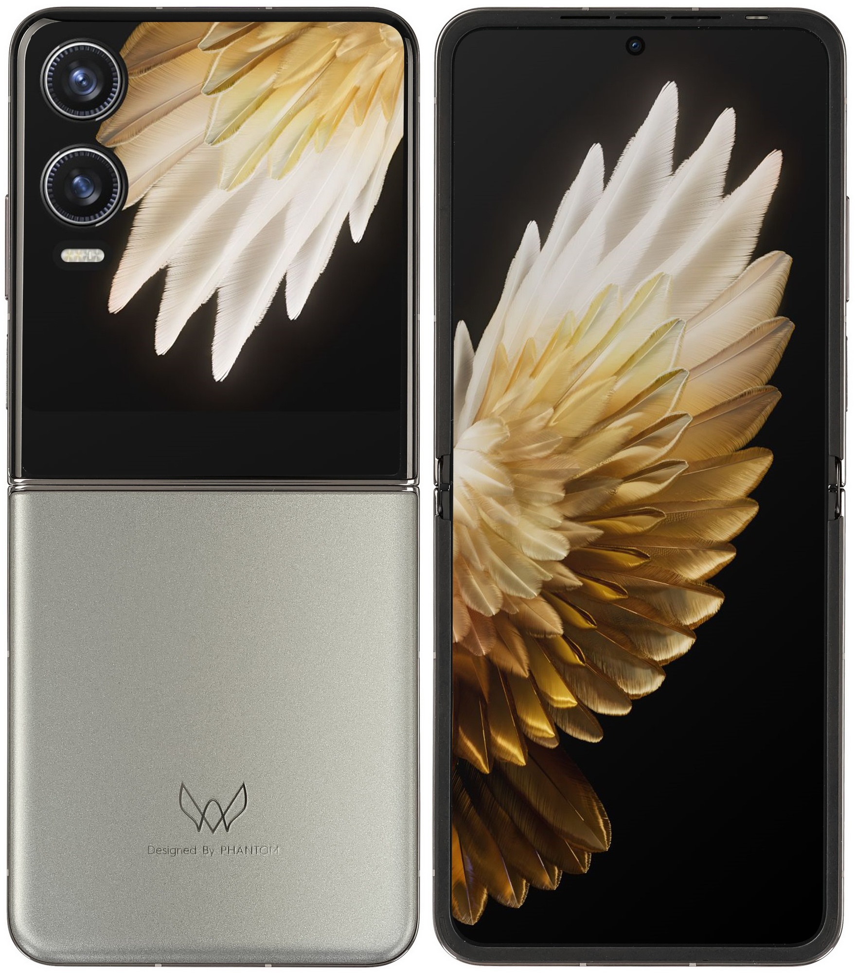 Смартфон Tecno Phantom V Flip 2 5G AE11, 8/256Gb, серый
