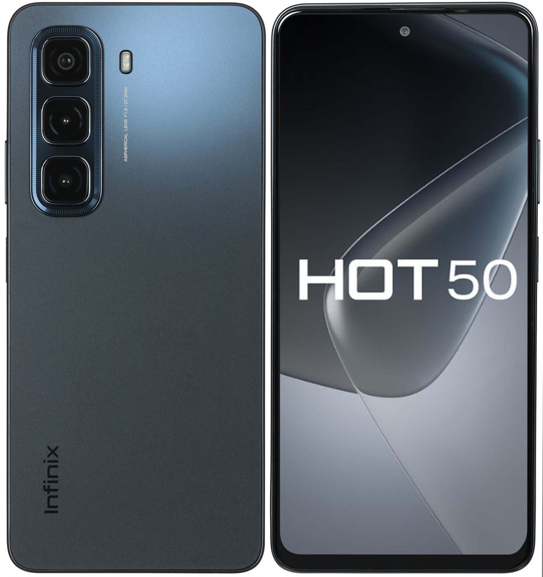 Смартфон Infinix HOT 50, 6/256Gb, черный