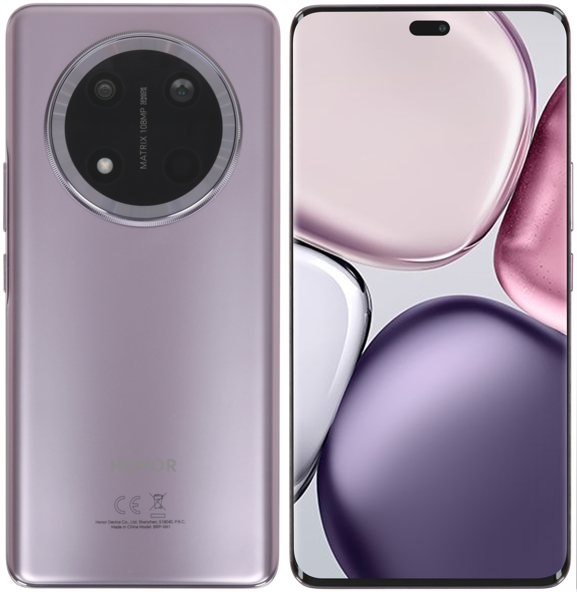 Смартфон Honor X9c, 8/256Gb, фиолетовый