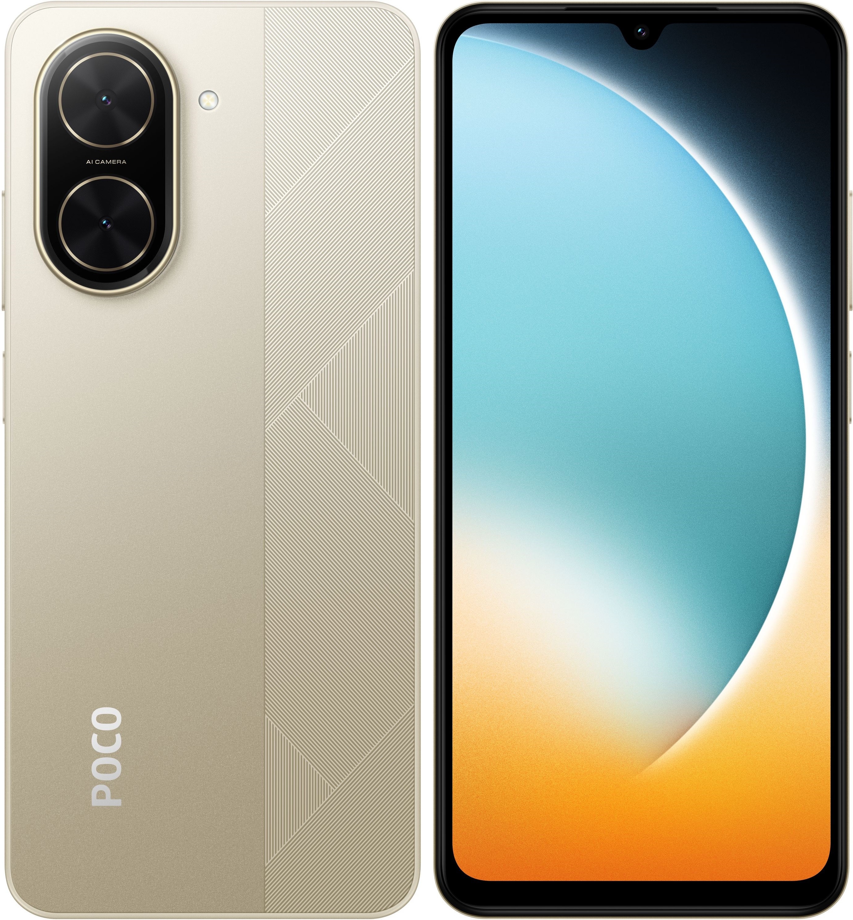 Смартфон POCO C71 RU 4/128Gb золотистый