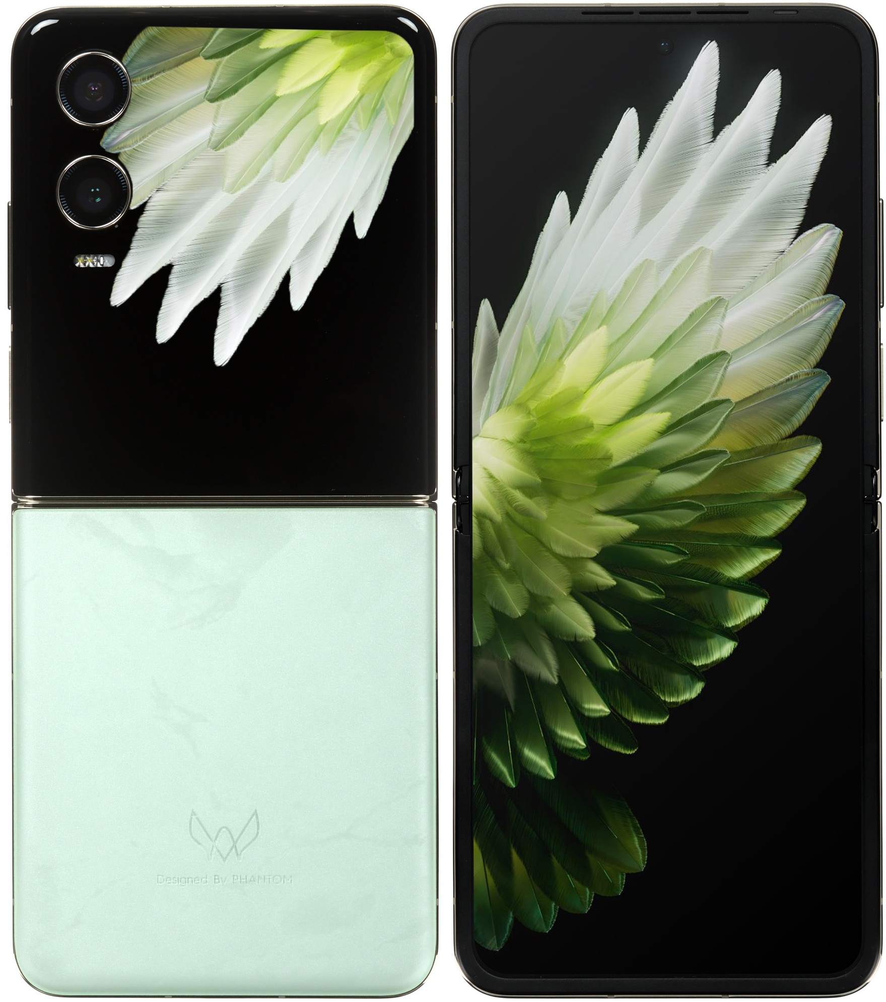 Смартфон Tecno Phantom V Flip 2 5G AE11, 8/256Gb, зеленый