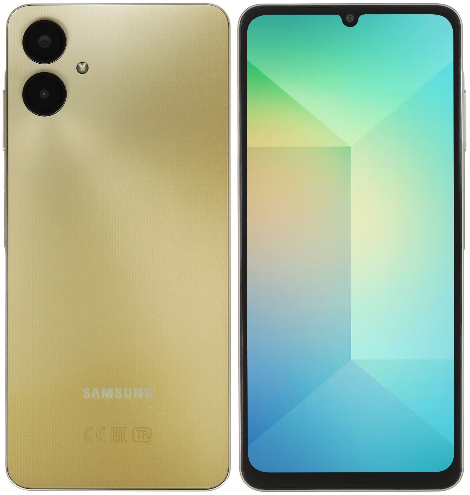 Смартфон Samsung Galaxy A06, 4/128Gb, золотистый