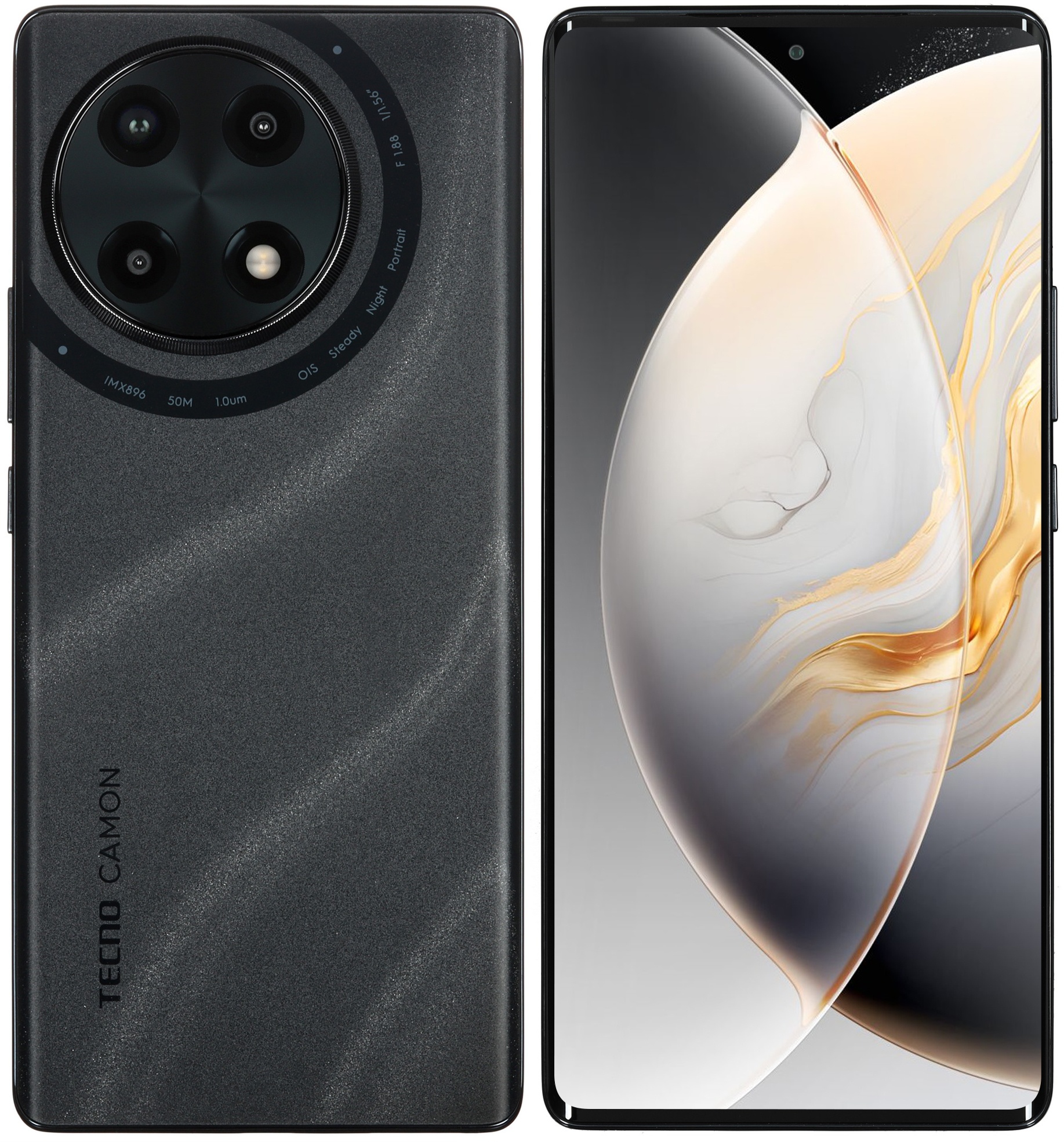 Смартфон&nbsp;Tecno CAMON 30S, 6/128Gb, черный