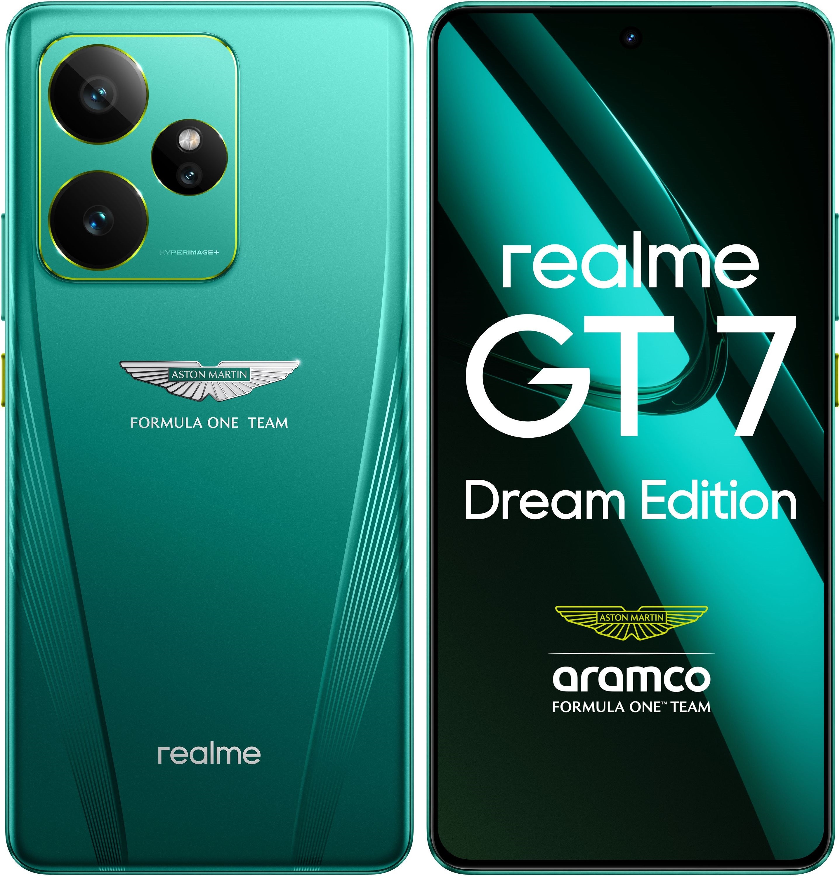 Смартфон Realme RMX5061 GT 7 512Gb 16Gb зеленый моноблок 3G 4G 6.78" 1264x2780 Android 15 50Mpix 802