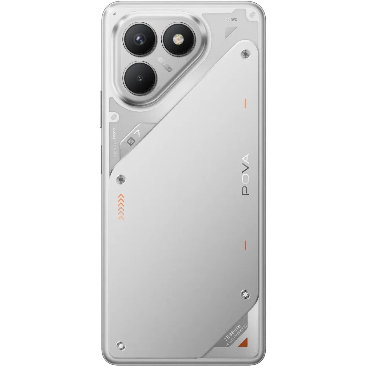 Смартфон Tecno POVA 7 Neo 8/128Gb, серебристый