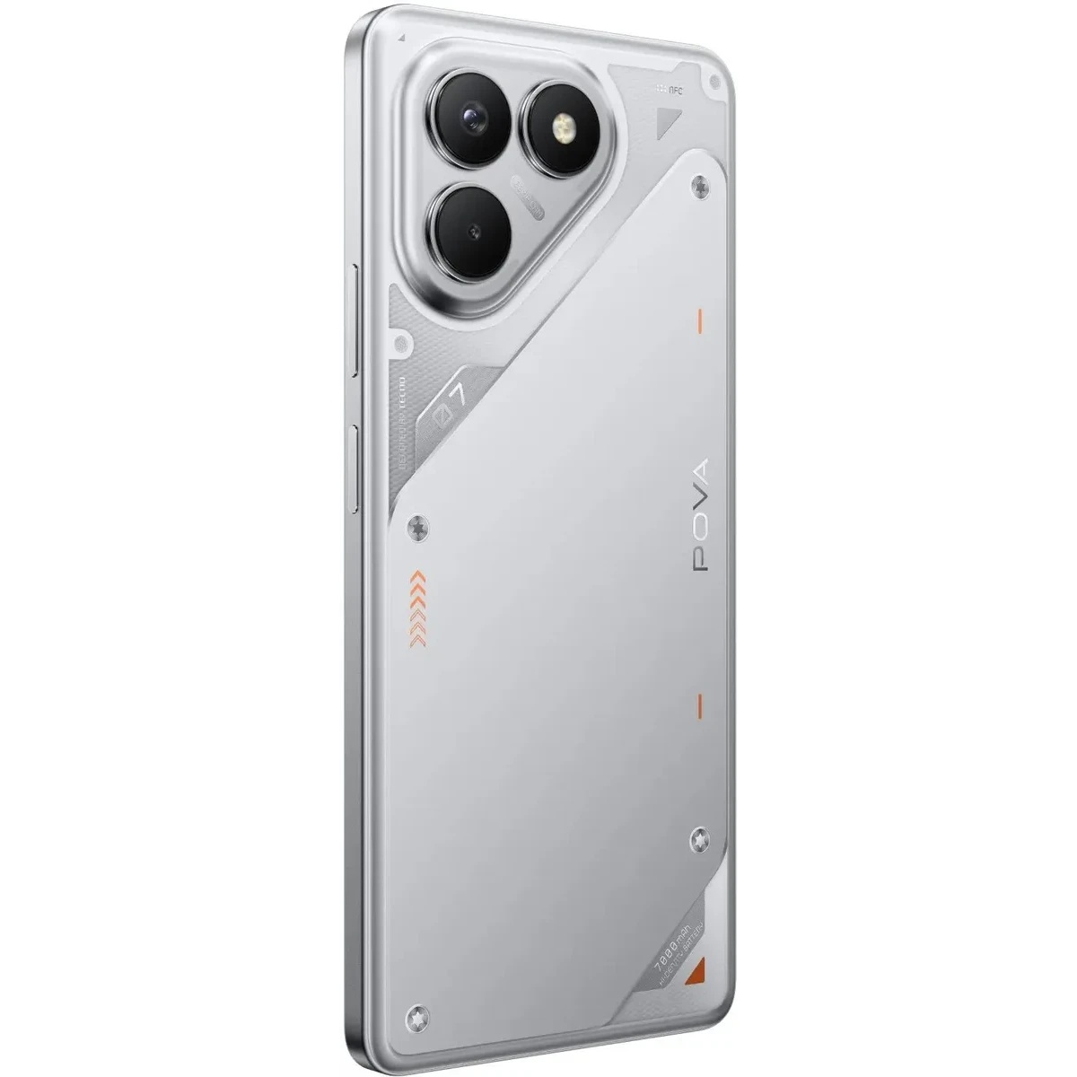 Смартфон Tecno POVA 7 Neo 8/128Gb, серебристый