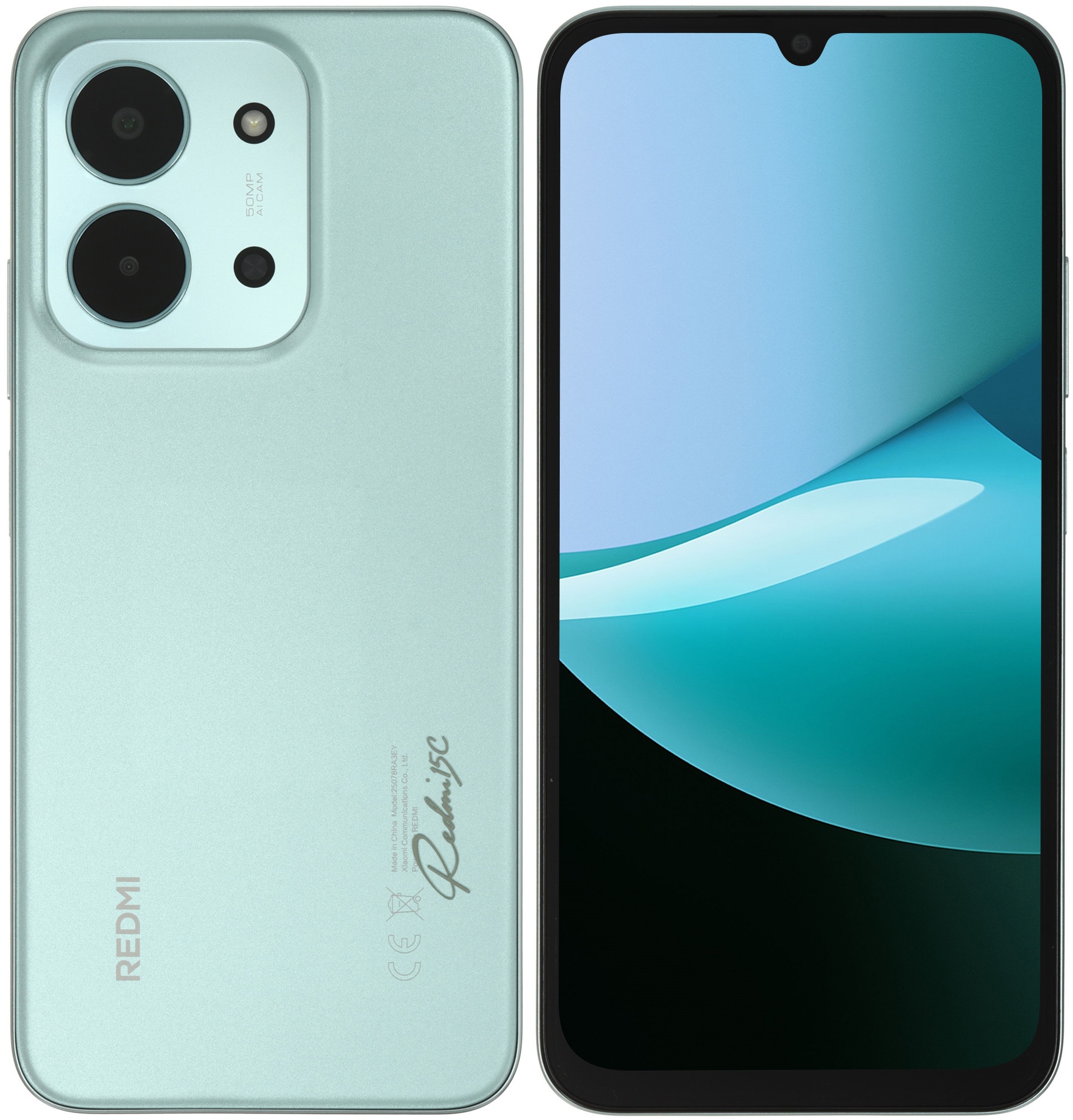 Смартфон Xiaomi Redmi 15C 4/128Gb мятный зеленый