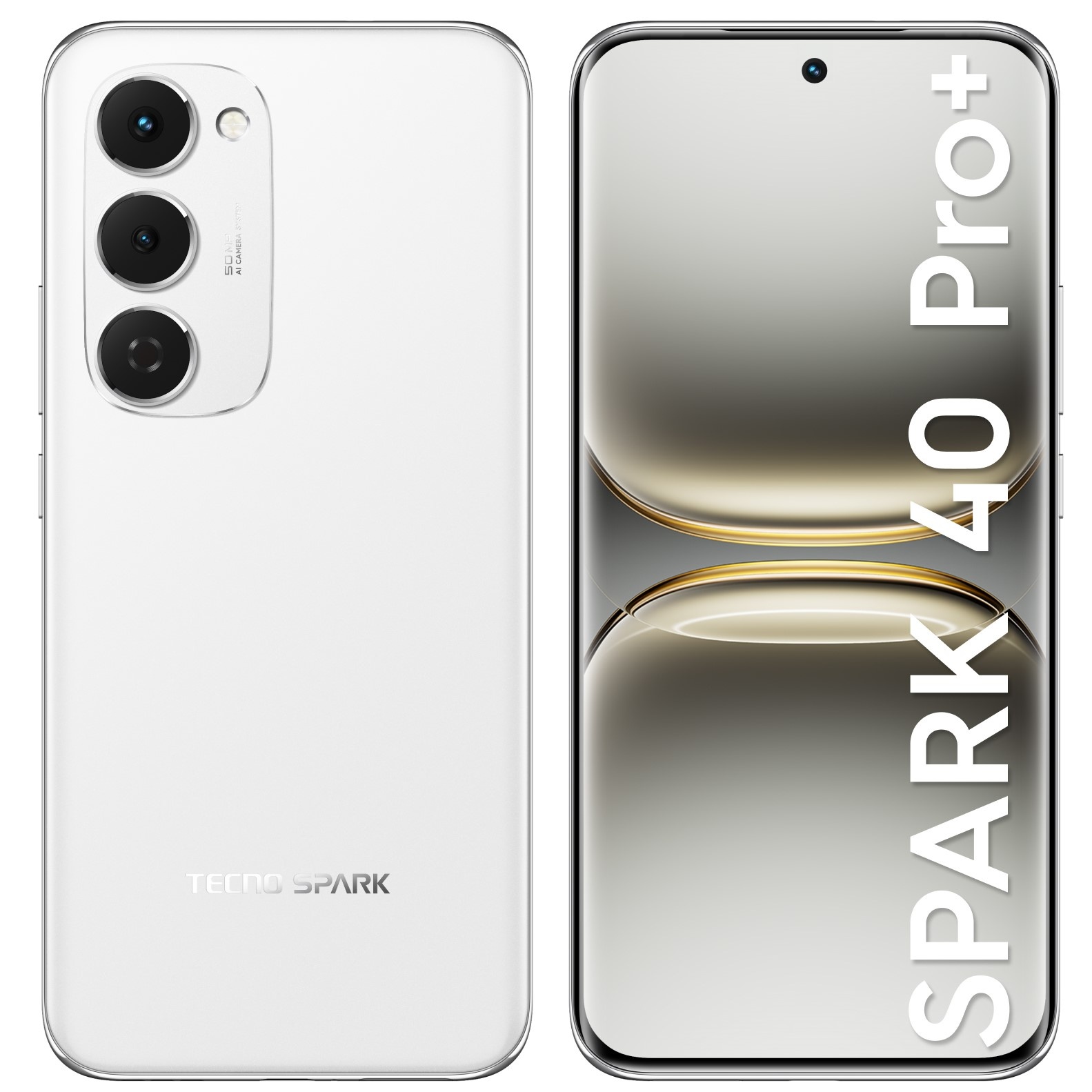 Смартфон Tecno Spark 40 Pro+ 8/256Gb белый