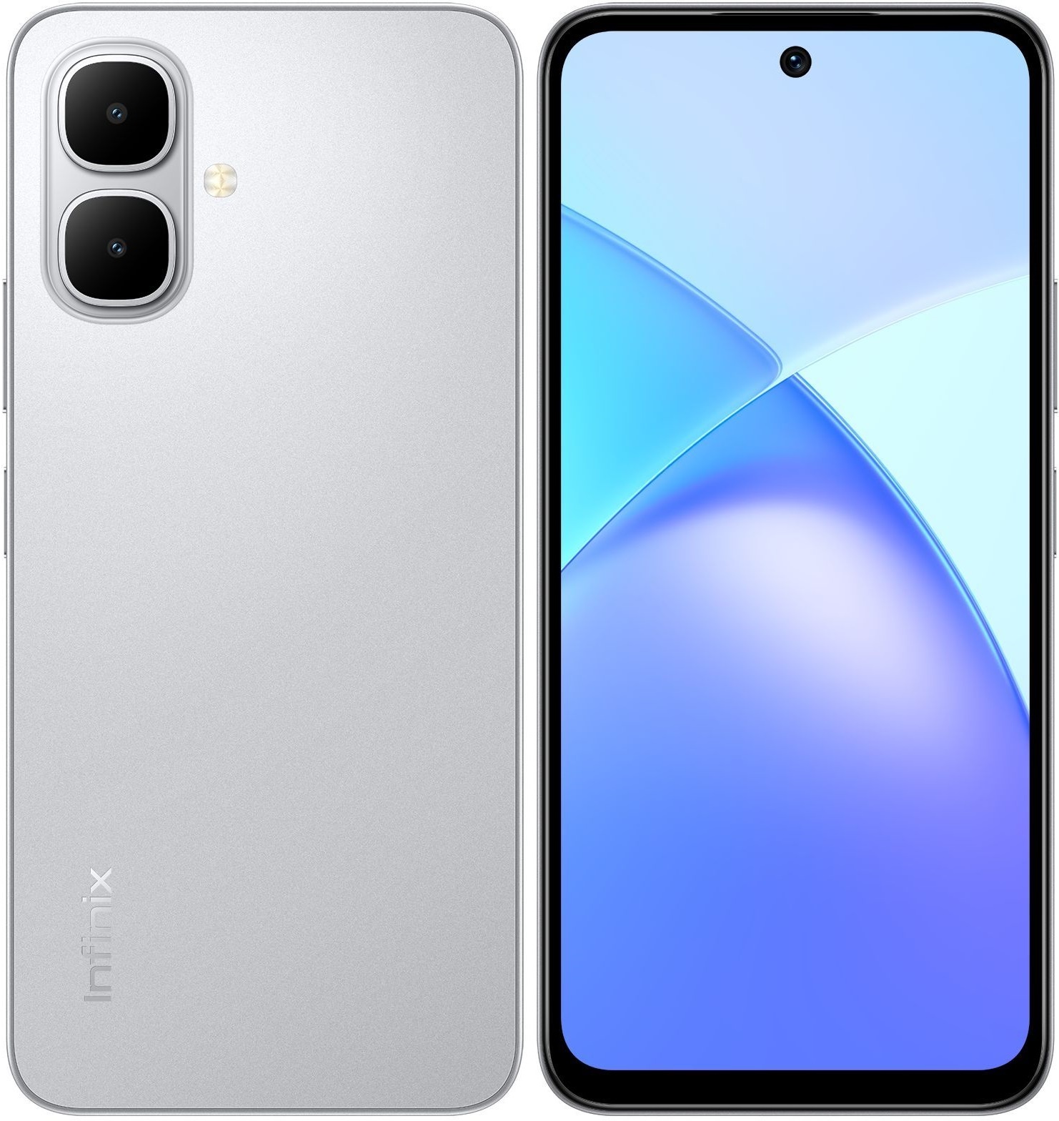 Смартфон Infinix SMART 10 4/128Gb серебристый