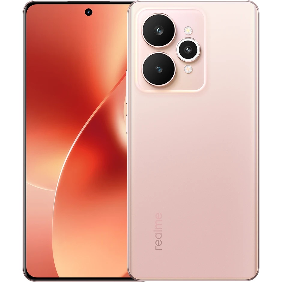 Смартфон Realme RMX5106 15 256Gb 8Gb розовый моноблок 3G 4G 6.78" 1264x2780 Android 15 50Mpix 802.11
