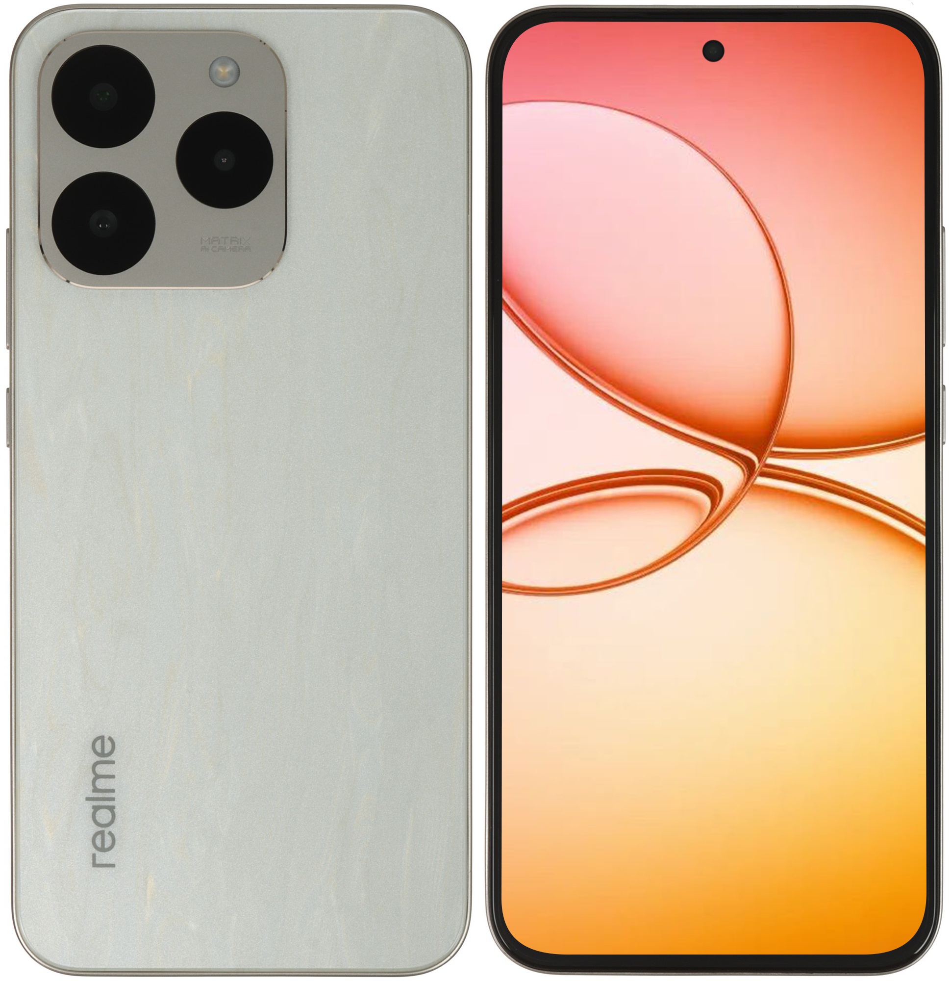 Смартфон Realme RMX5111 15T 128Gb 8Gb белый моноблок 3G 4G 6.78" 1264x2780 Android 15 50Mpix 802.11