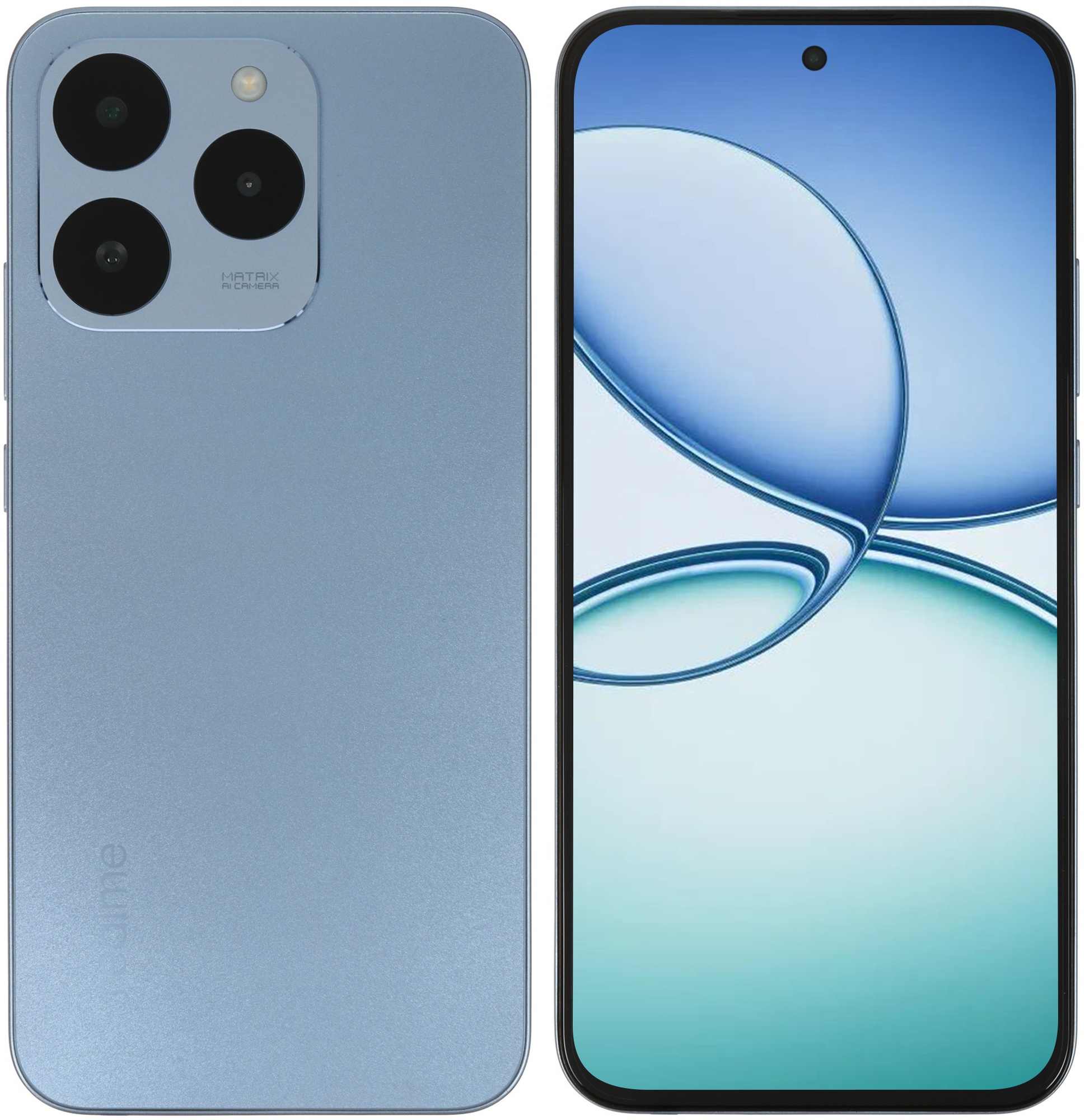 Смартфон Realme RMX5111 15T 128Gb 8Gb голубой моноблок 3G 4G 6.78" 1264x2780 Android 15 50Mpix 802.1