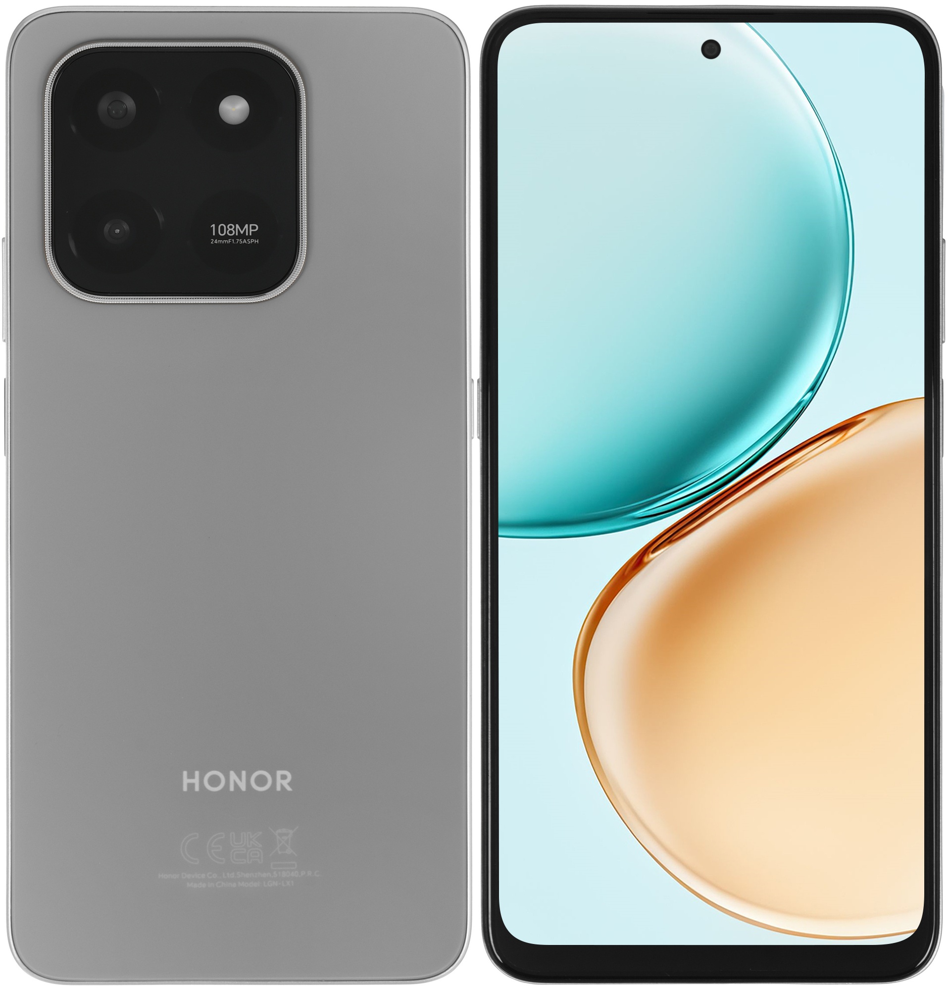 Смартфон Honor X7d 8/256Gb, серый