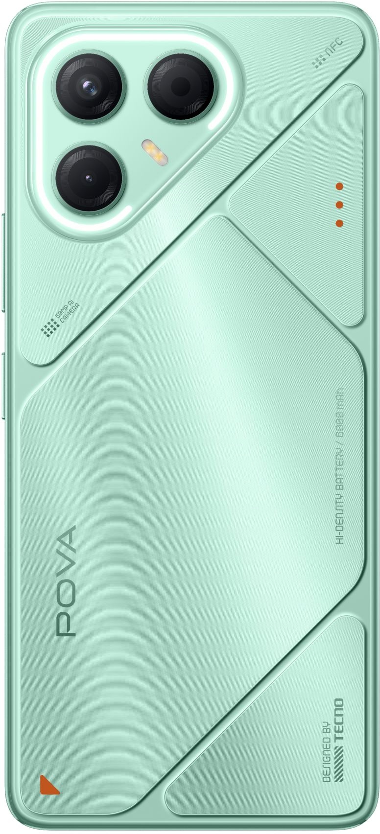Смартфон Tecno Pova 7 5G LJ7, 8/128Gb, зеленый