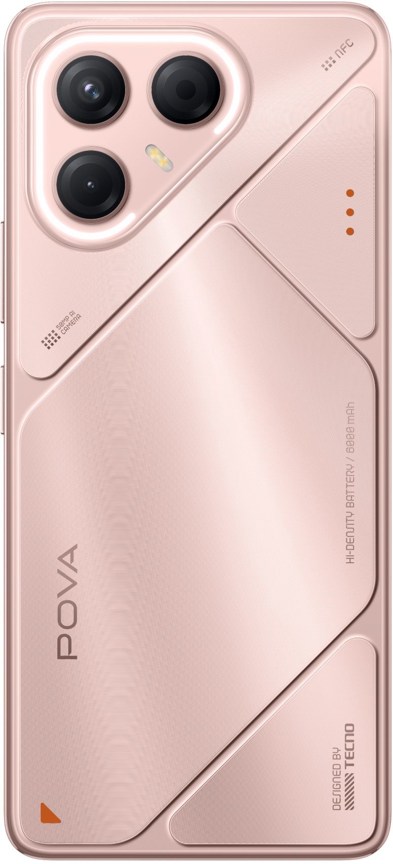 Смартфон Tecno Pova 7 5G LJ7, 8/128Gb, розовый