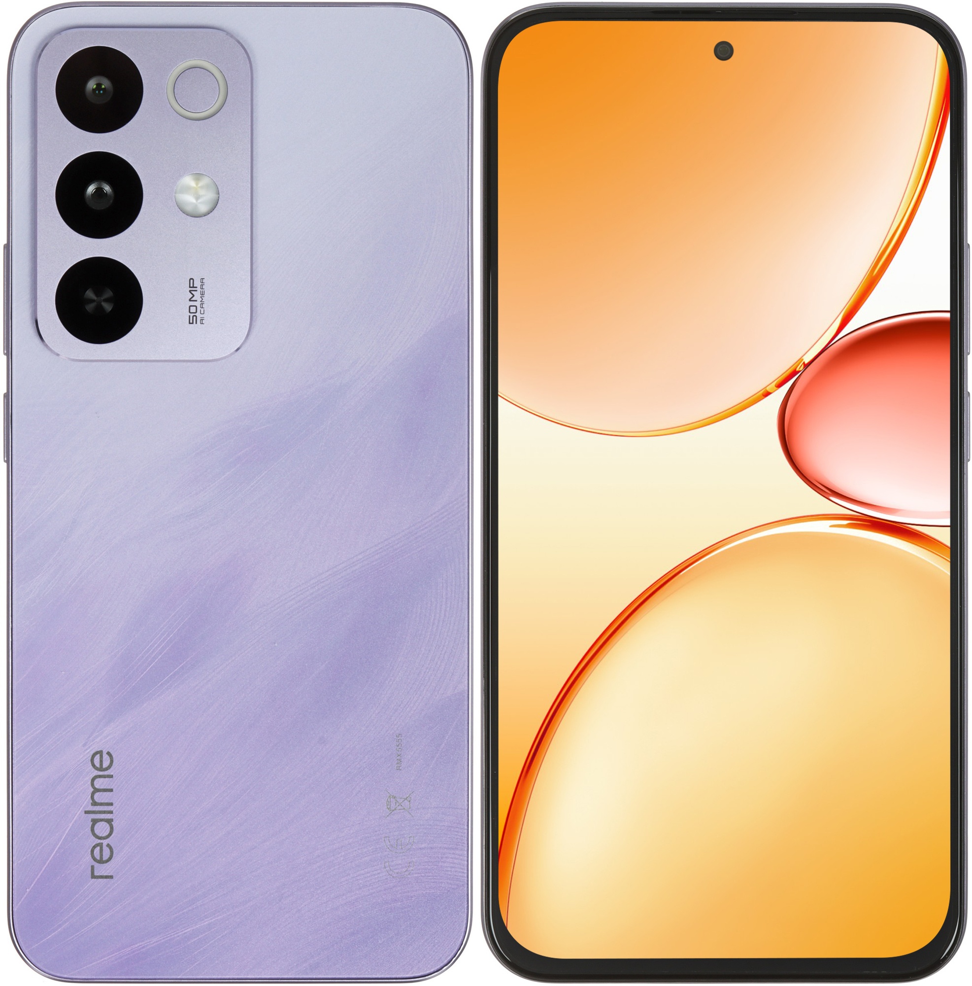 Смартфон Realme RMX5555 C85 Pro 256Gb 8Gb фиолетовый моноблок 3G 4G 6.72" 1080x2400 Android 14 50Mpi