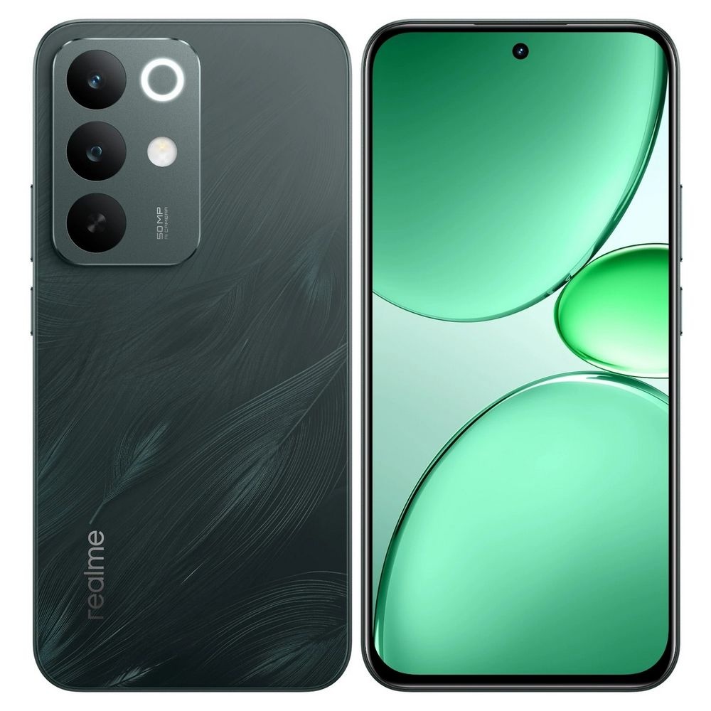 Смартфон Realme RMX5555 C85 Pro 128Gb 6Gb темно-зеленый моноблок 3G 4G 6.72" 1080x2400 Android 14 50
