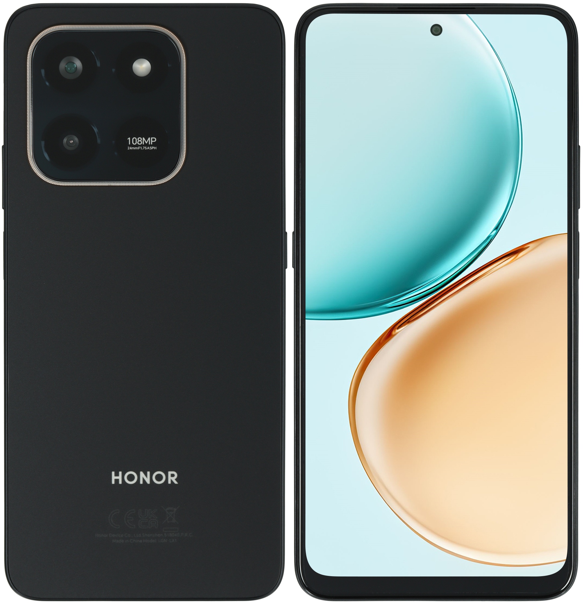 Смартфон Honor X7d 8/256Gb, черный