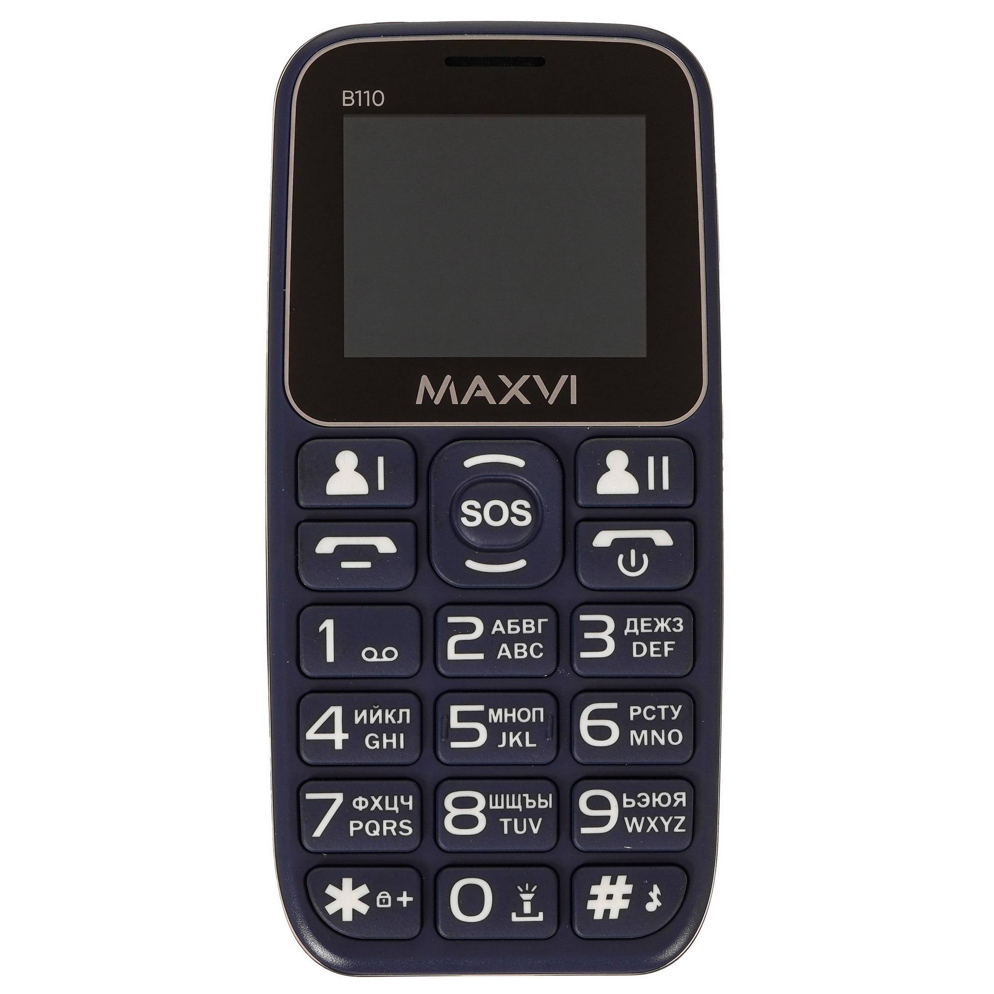 Мобильный телефон Maxvi B110 синий
