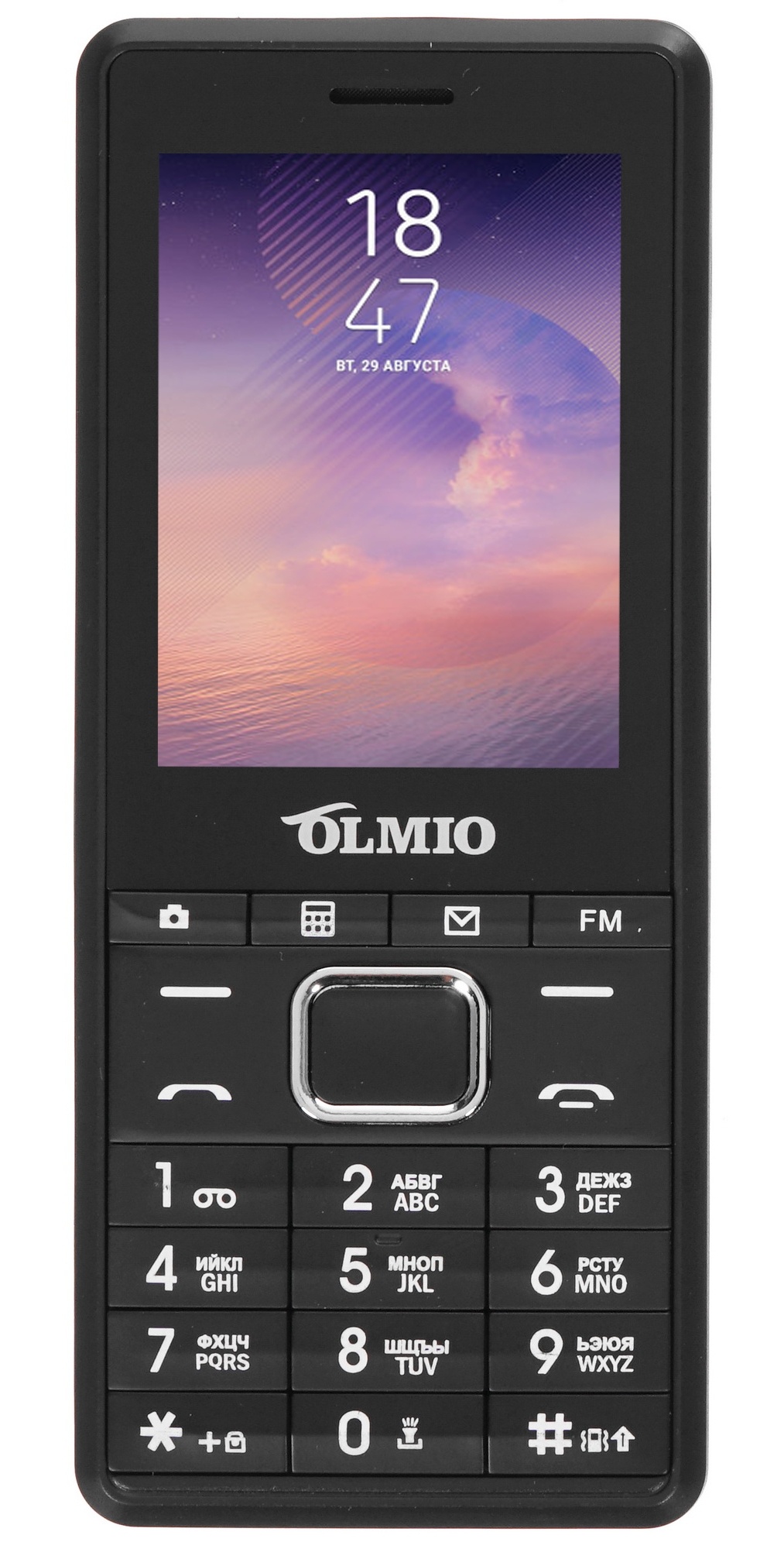 Мобильный телефон OLMIO A25 черный