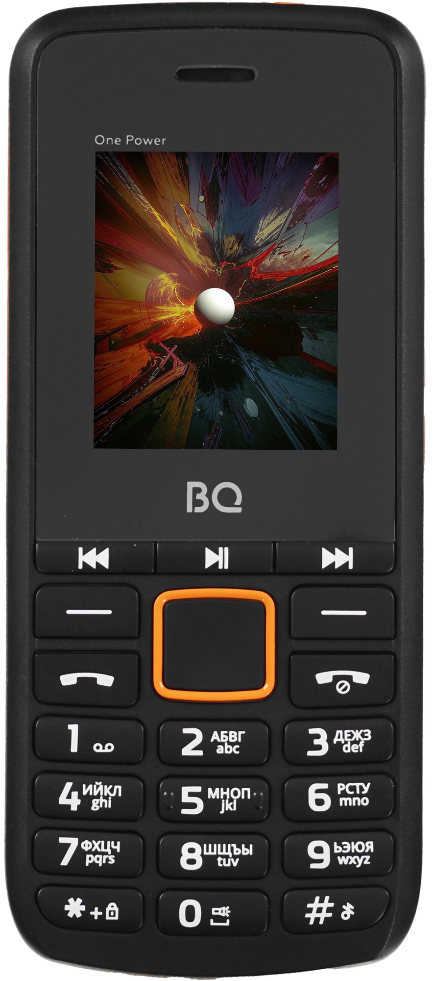 Мобильный телефон BQ 1846 One Power черный/Orange SC 6531E