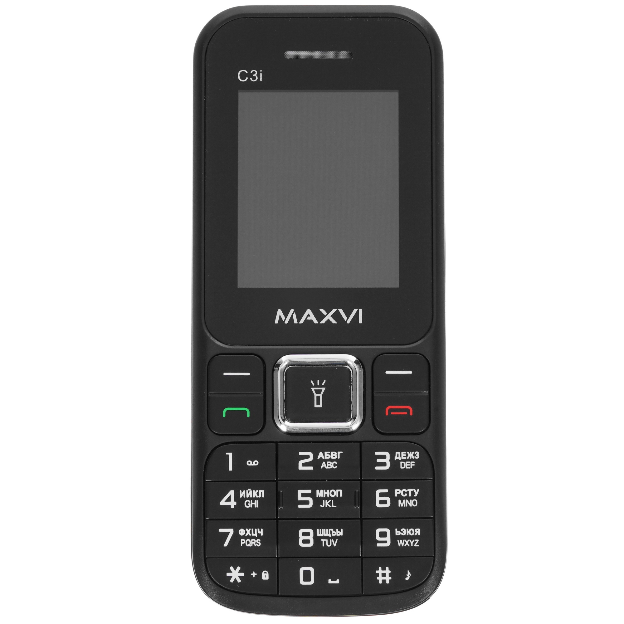 Мобильный телефон Maxvi C3i черный