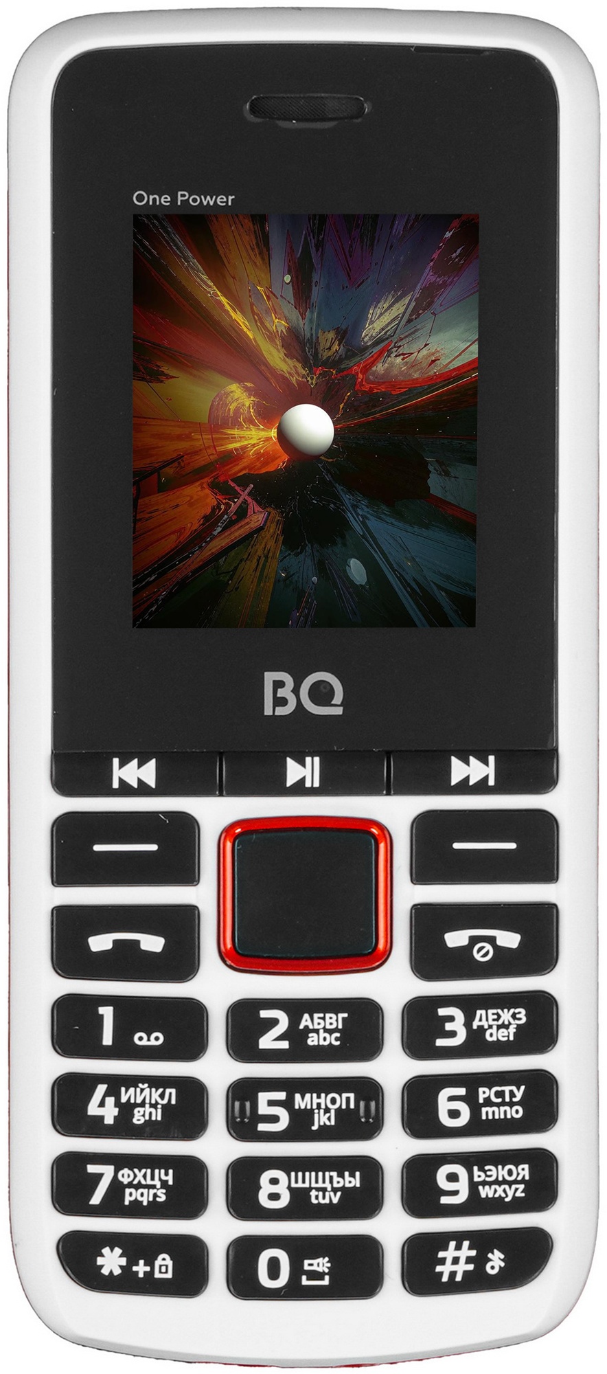 Мобильный телефон BQ 1846 One Power белый/красный SC 6531E