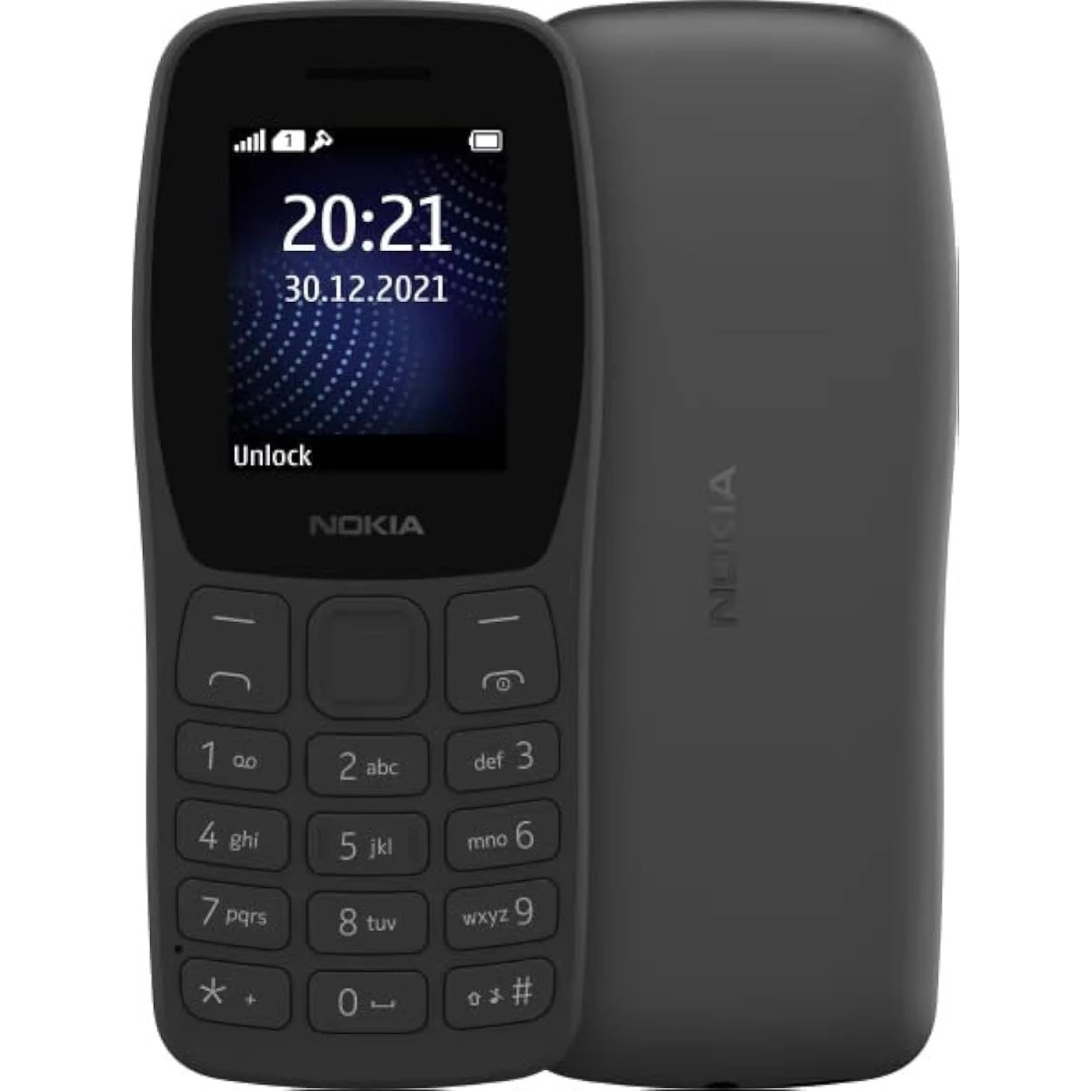 Мобильный телефон Nokia 105 DS TA-1459 темно-серый моноблок 1.77" 120x160 Series 30+ GSM900/1800 Pro