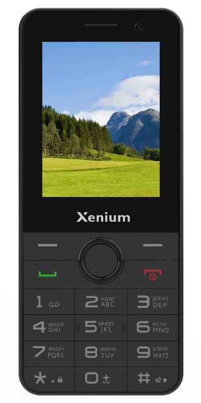 Мобильный телефон Xenium X900 черный моноблок 1.77" 320x240 Spreadtrum ThreadX RTOS 0.3Mpix GSM900/1