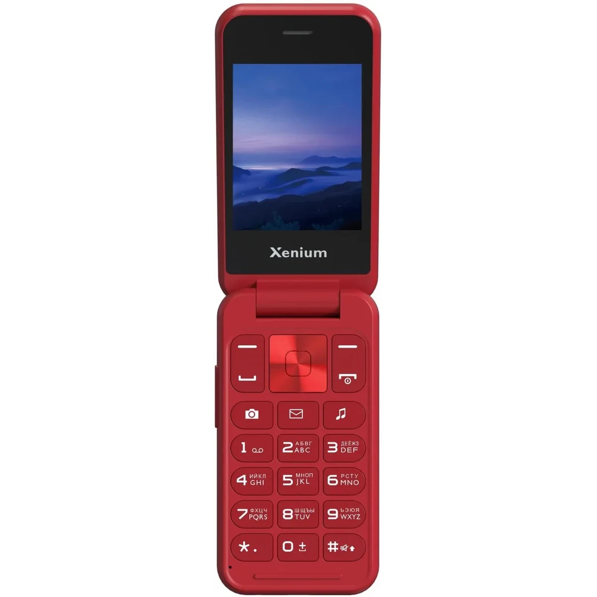 Мобильный телефон Xenium X680 красный раскладной
