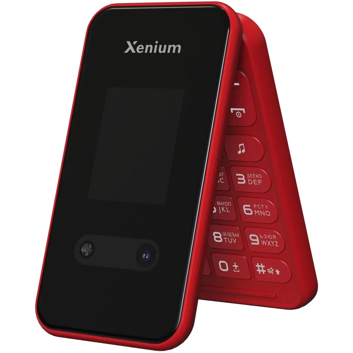 Мобильный телефон Xenium X680 красный раскладной