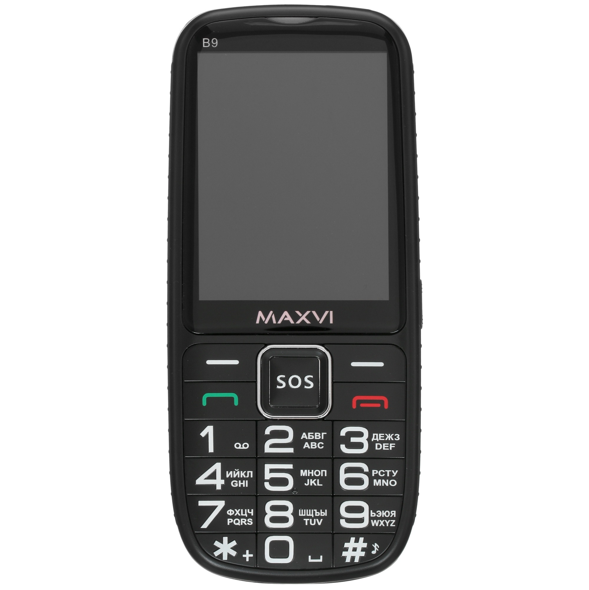 Мобильный телефон Maxvi B9 черный